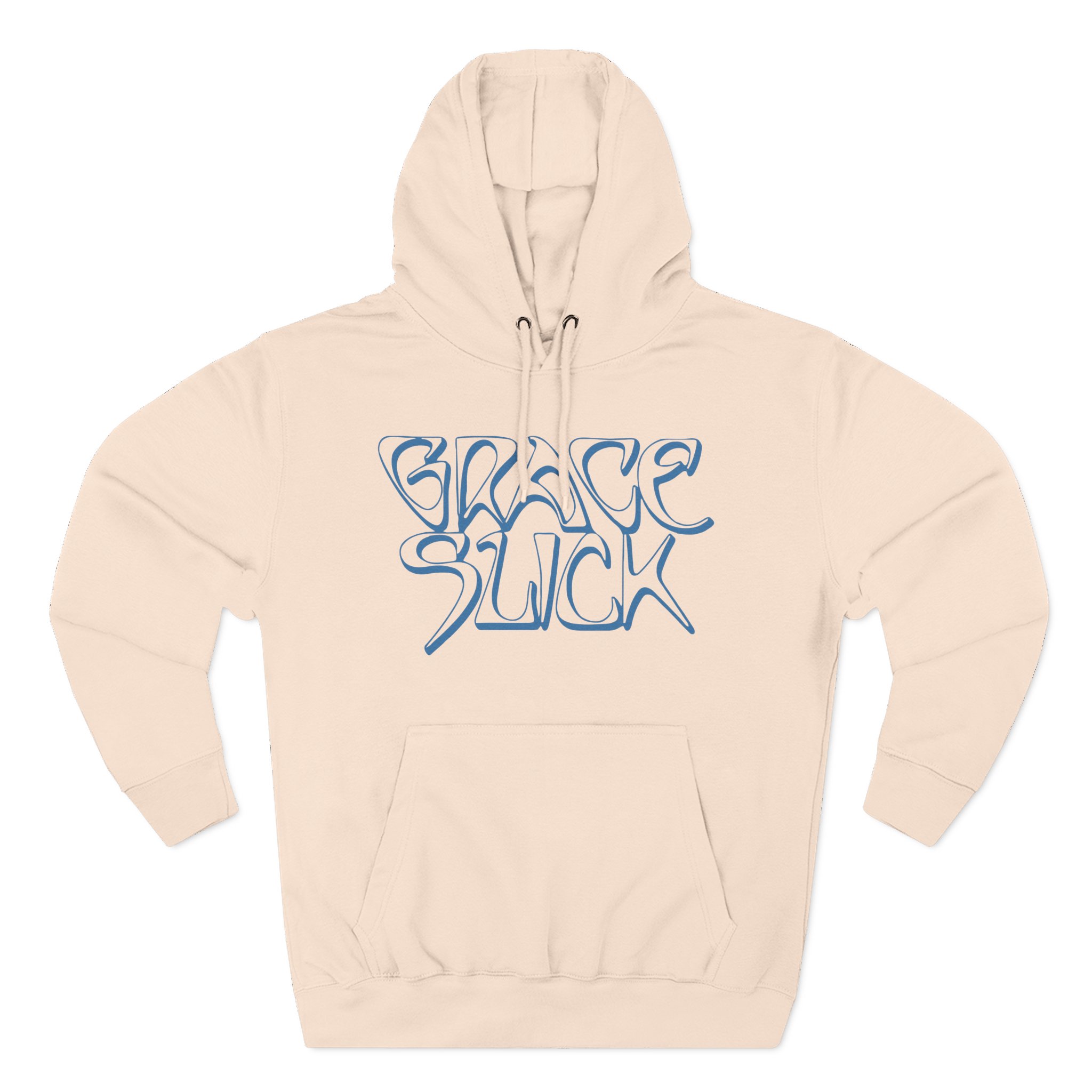 Jefferson Airplane Grace Slick Logo Three-Panel Fleece Hoodie