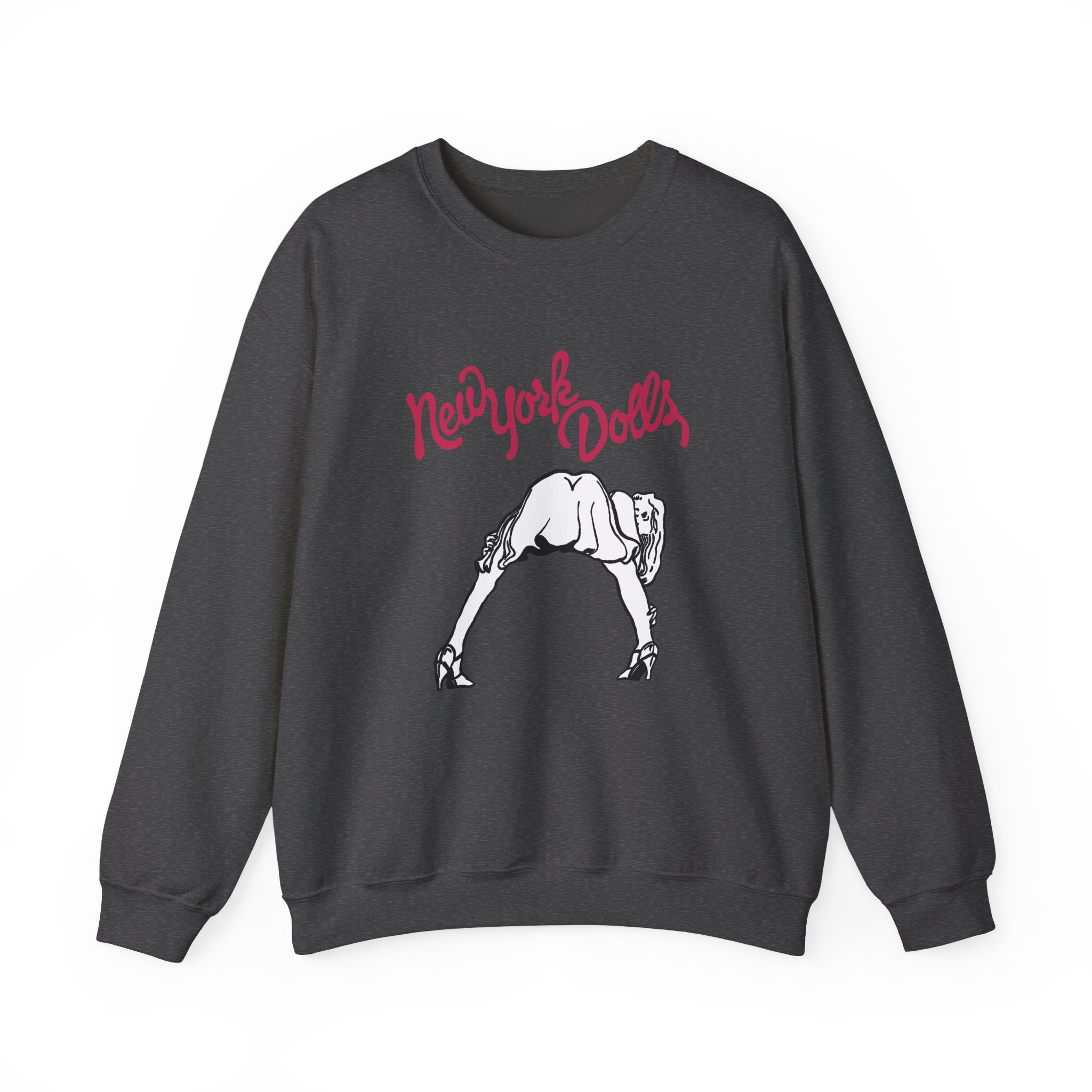 New York Dolls Lipstick Girl Unisex Heavy Blendâ„¢ Crewneck Sweatshirt