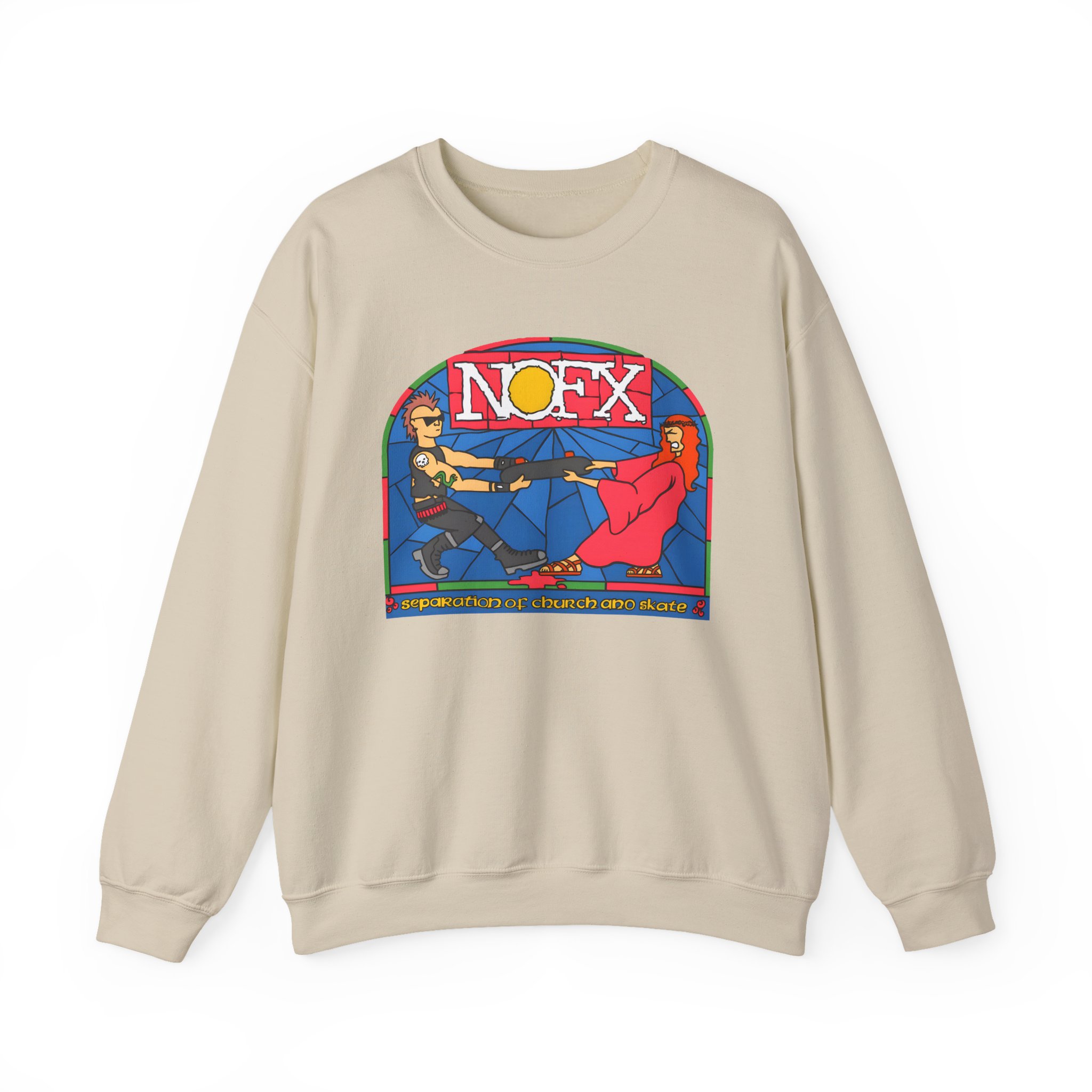 Nofx Seperation Unisex Heavy Blendâ„¢ Crewneck Sweatshirt