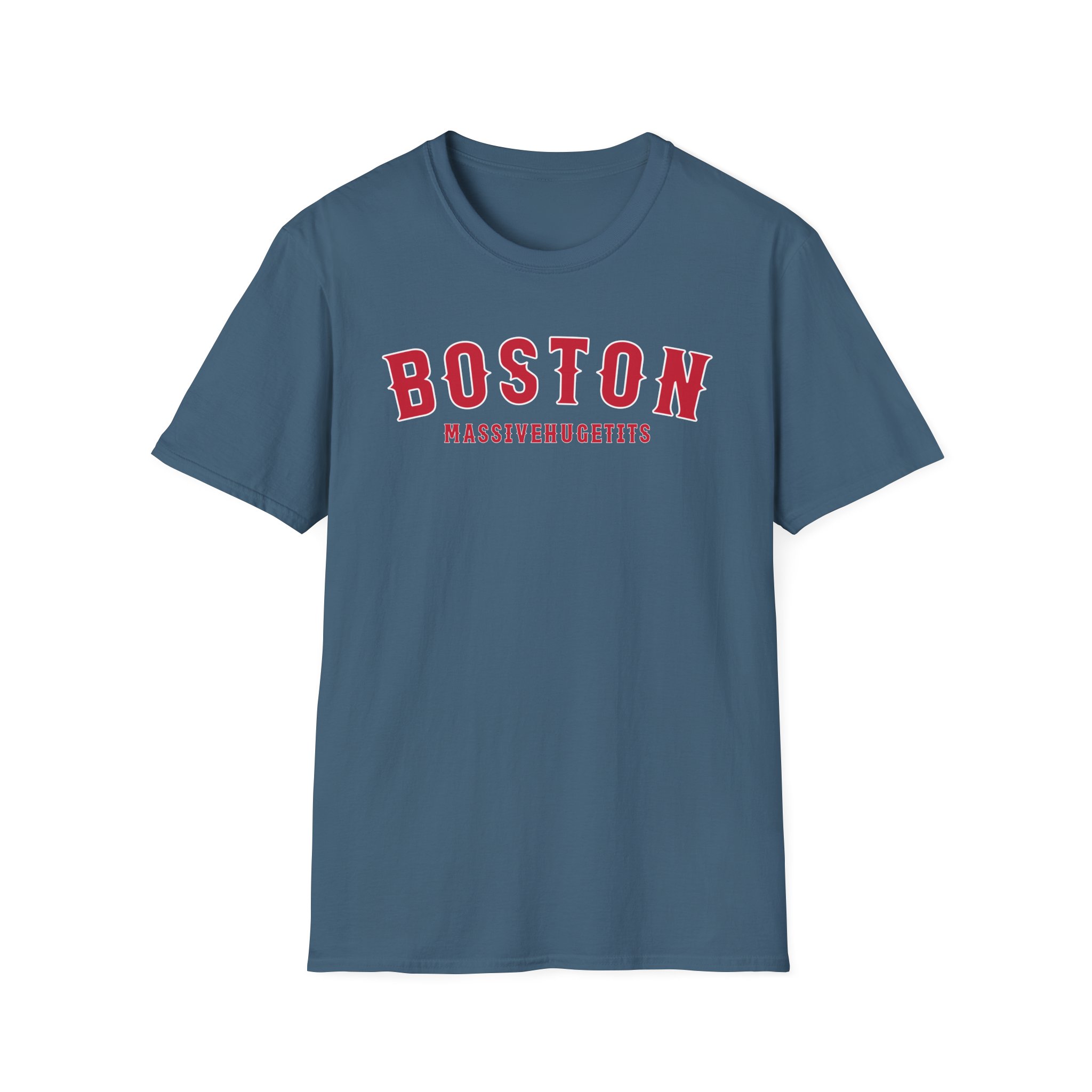 Ymh Boston Massivehugetits Unisex Softstyle T-Shirt
