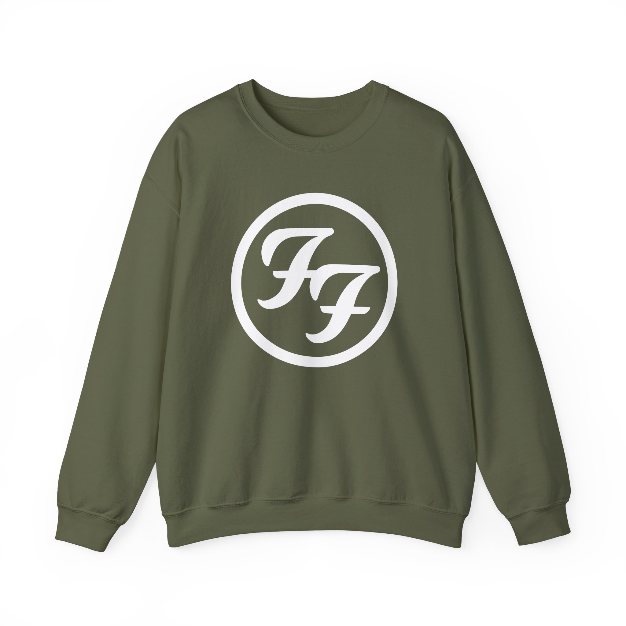 Foo Fighters Ff Logo Unisex Heavy Blendâ„¢ Crewneck Sweatshirt