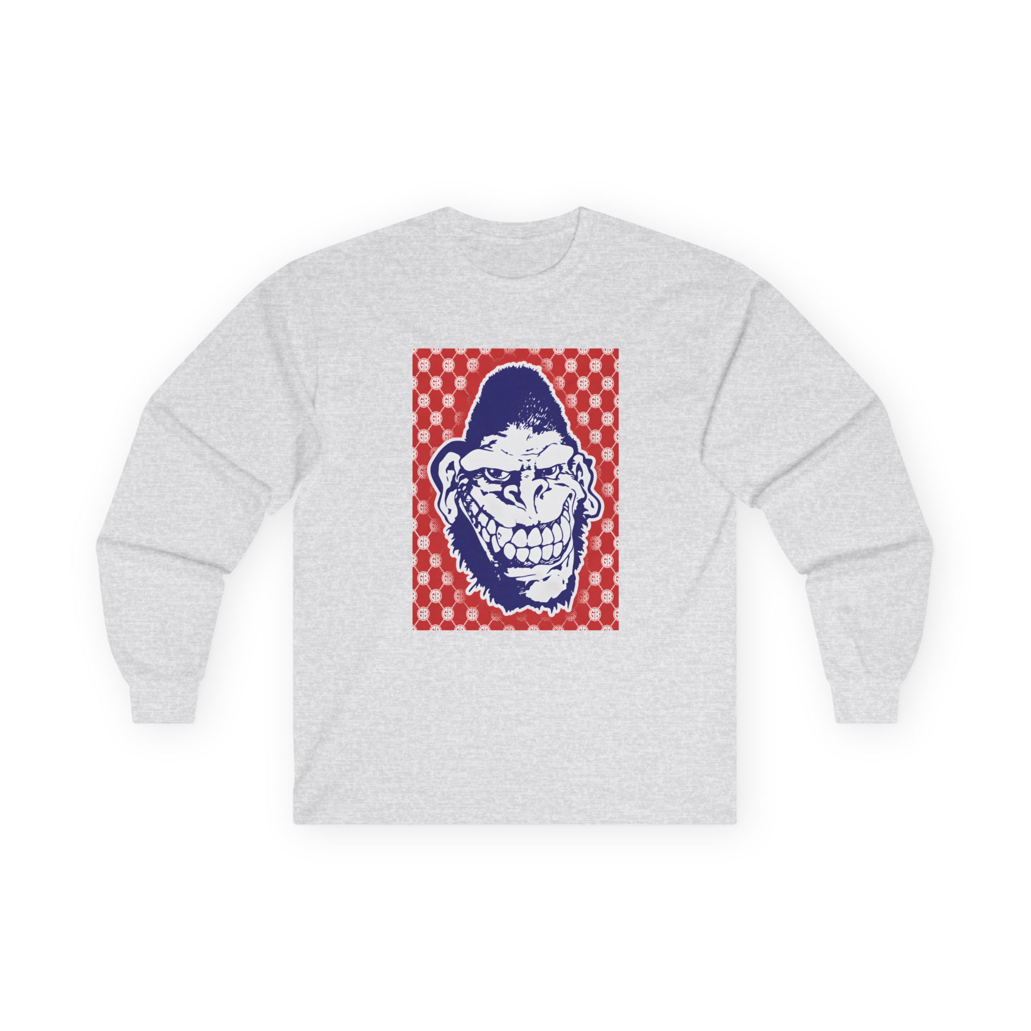 Gorilla Biscuits Gb Pattern Unisex Ultra Cotton Long Sleeve Tee