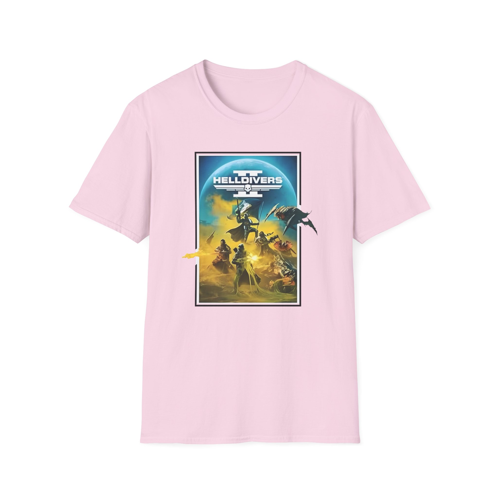 Helldivers Key Art Unisex Softstyle T-Shirt