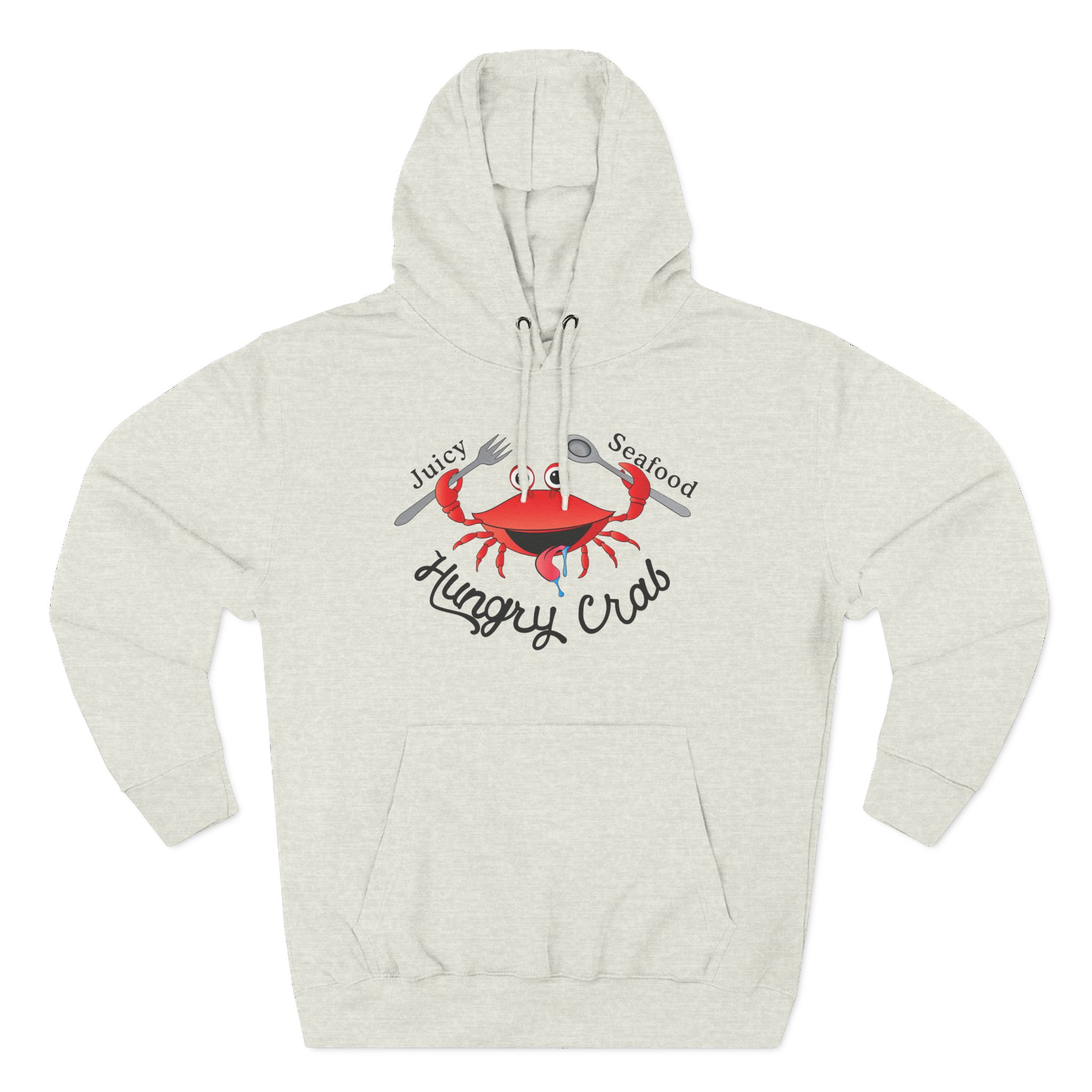 Hungry Box Hungry Crab Juicy Seafood Three-Panel Fleece Hoodie