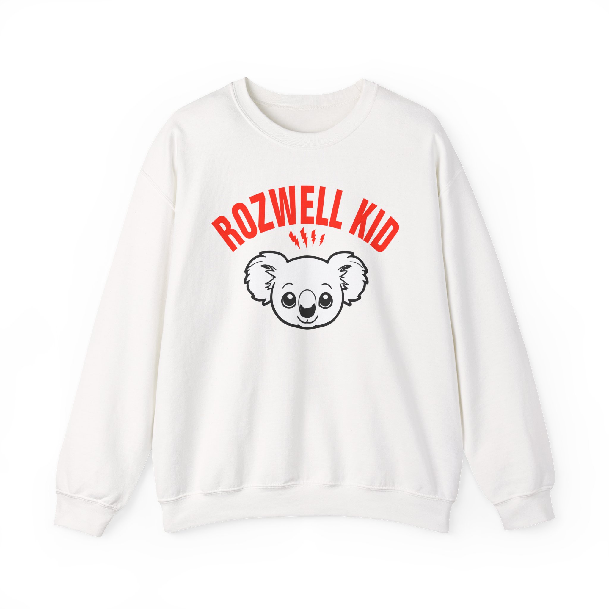 Rozwell Kid Koala Unisex Heavy Blendâ„¢ Crewneck Sweatshirt