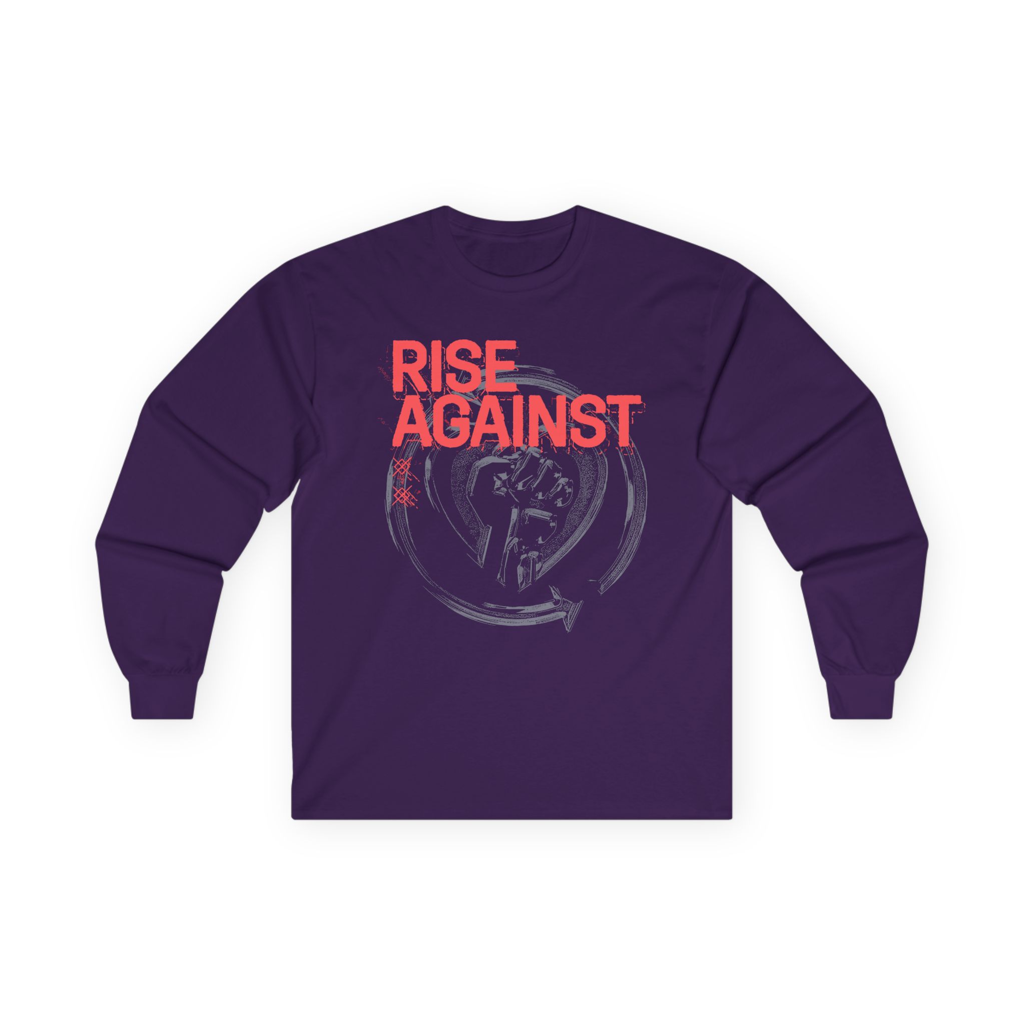 Rise Against Dual Heartfist Logo Unisex Ultra Cotton Long Sleeve Tee