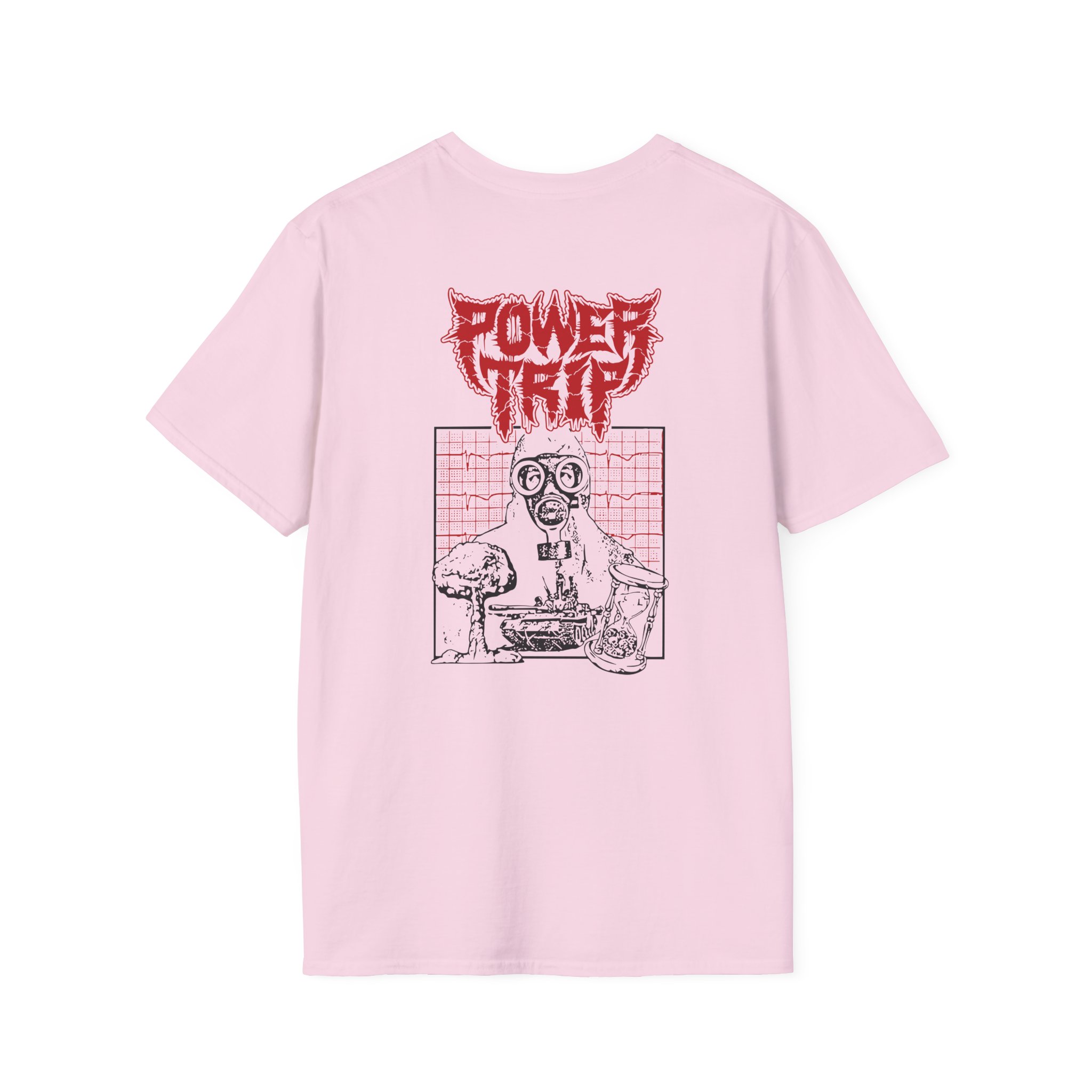 Power Trip Gas Mask Unisex Softstyle T-Shirt