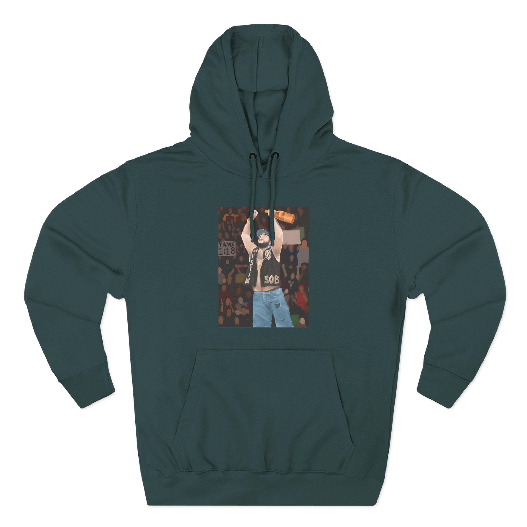 Asap Mob Vlone X Asap Yams Three-Panel Fleece Hoodie