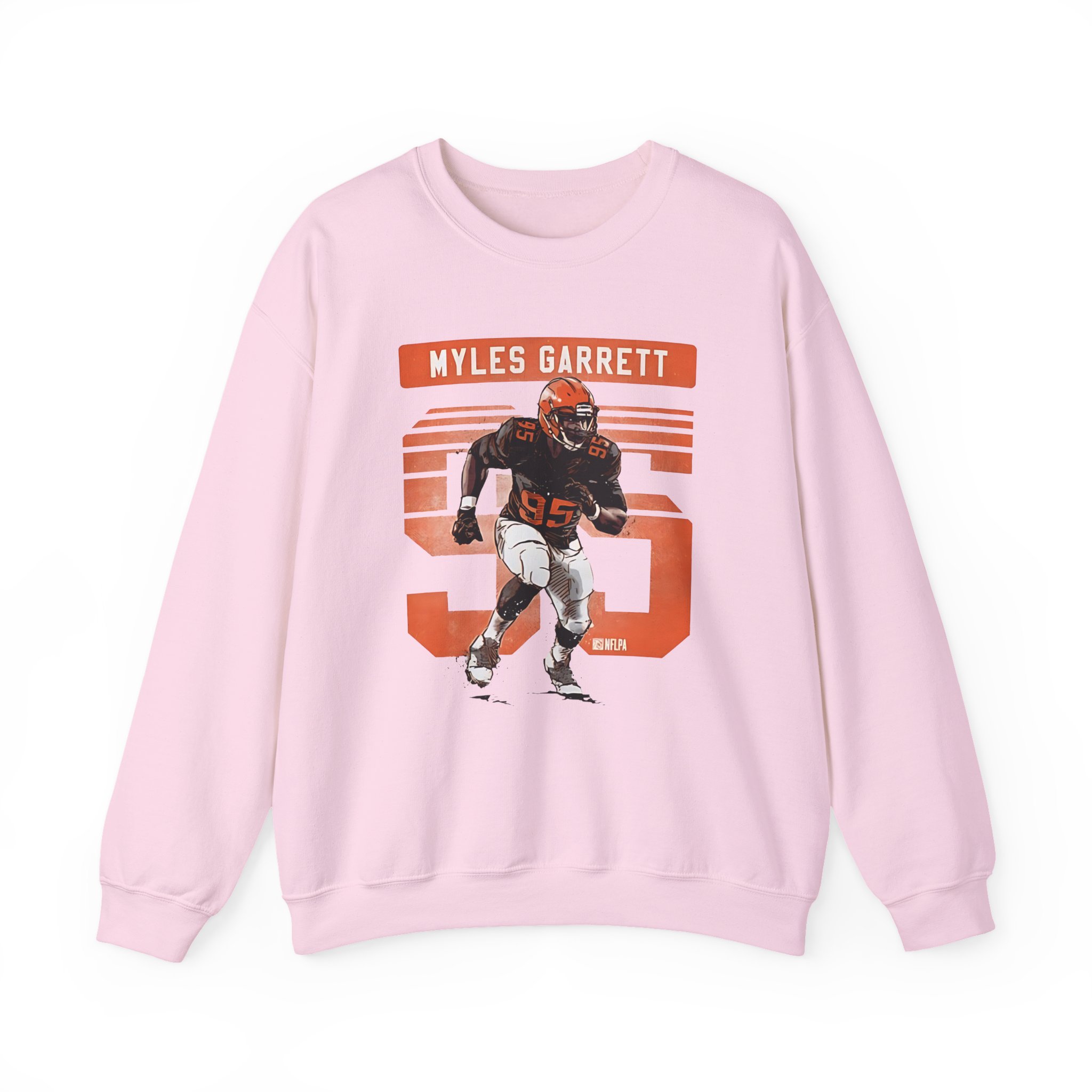 Myles Garrett Grunge Unisex Heavy Blendâ„¢ Crewneck Sweatshirt