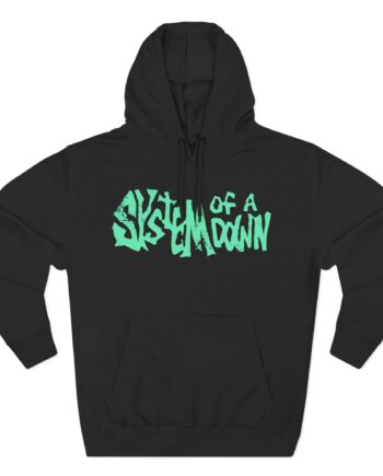 System of a Down Turquoise Log Three-Panel Fleece Hoodie