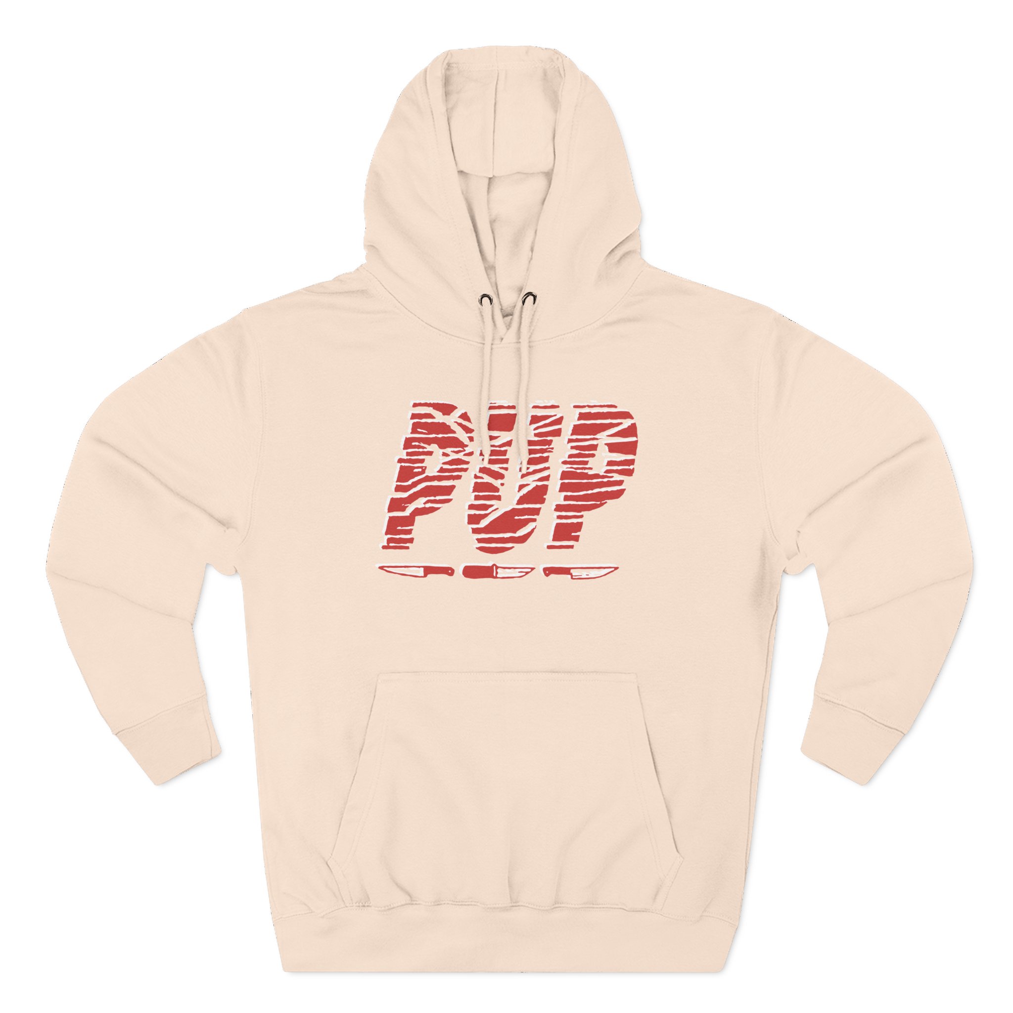 Pup Logo Three-Panel Fleece Hoodie