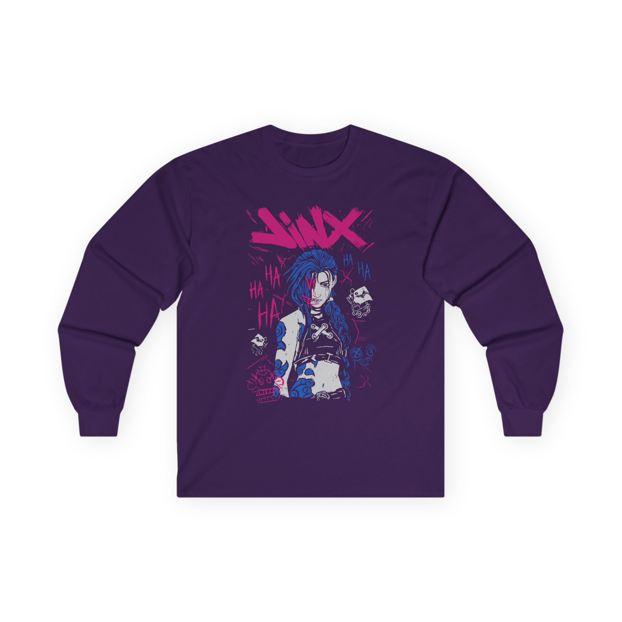 Jinx Arcane Art Unisex Ultra Cotton Long Sleeve Tee