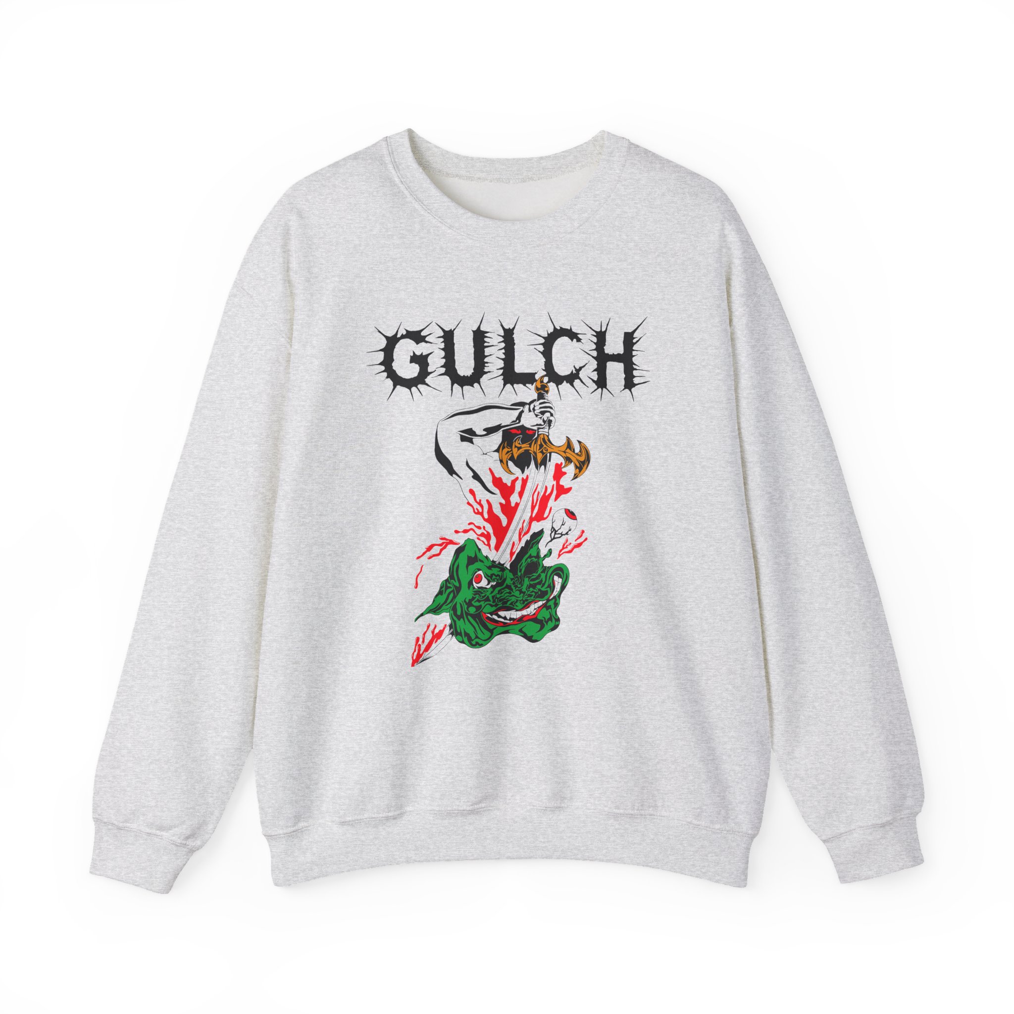 Gulch Bolt Swallower Unisex Heavy Blendâ„¢ Crewneck Sweatshirt