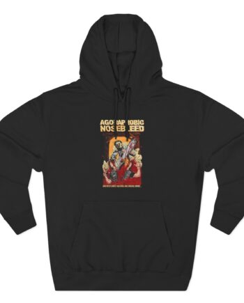 Agoraphobic Nosebleed Leatherface Three-Panel Fleece Hoodie