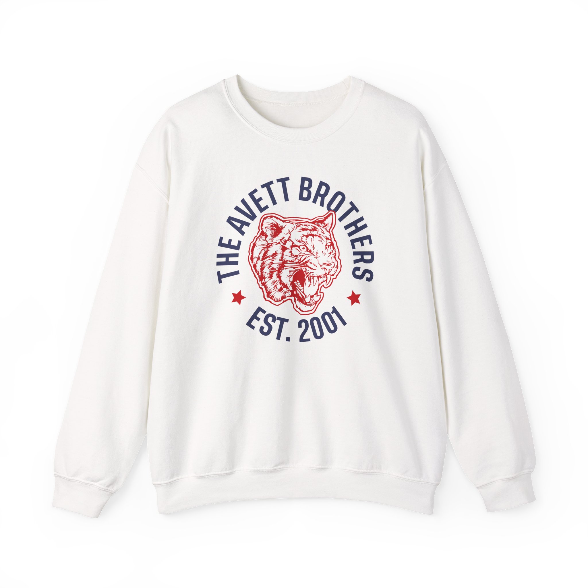 Avett Brothers Tiger Raglan Unisex Heavy Blendâ„¢ Crewneck Sweatshirt