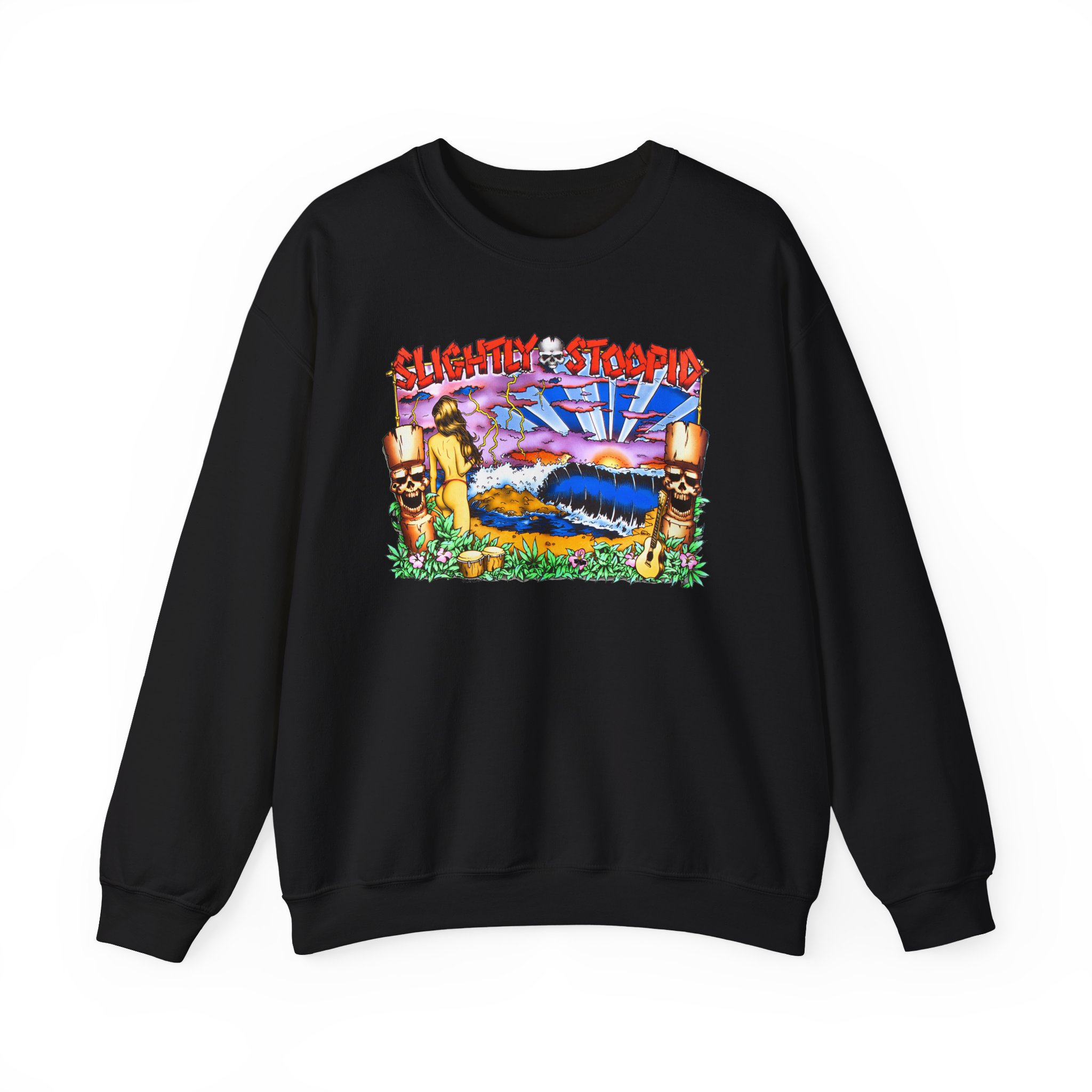Slightly Stoopid Tiki Unisex Heavy Blendâ„¢ Crewneck Sweatshirt