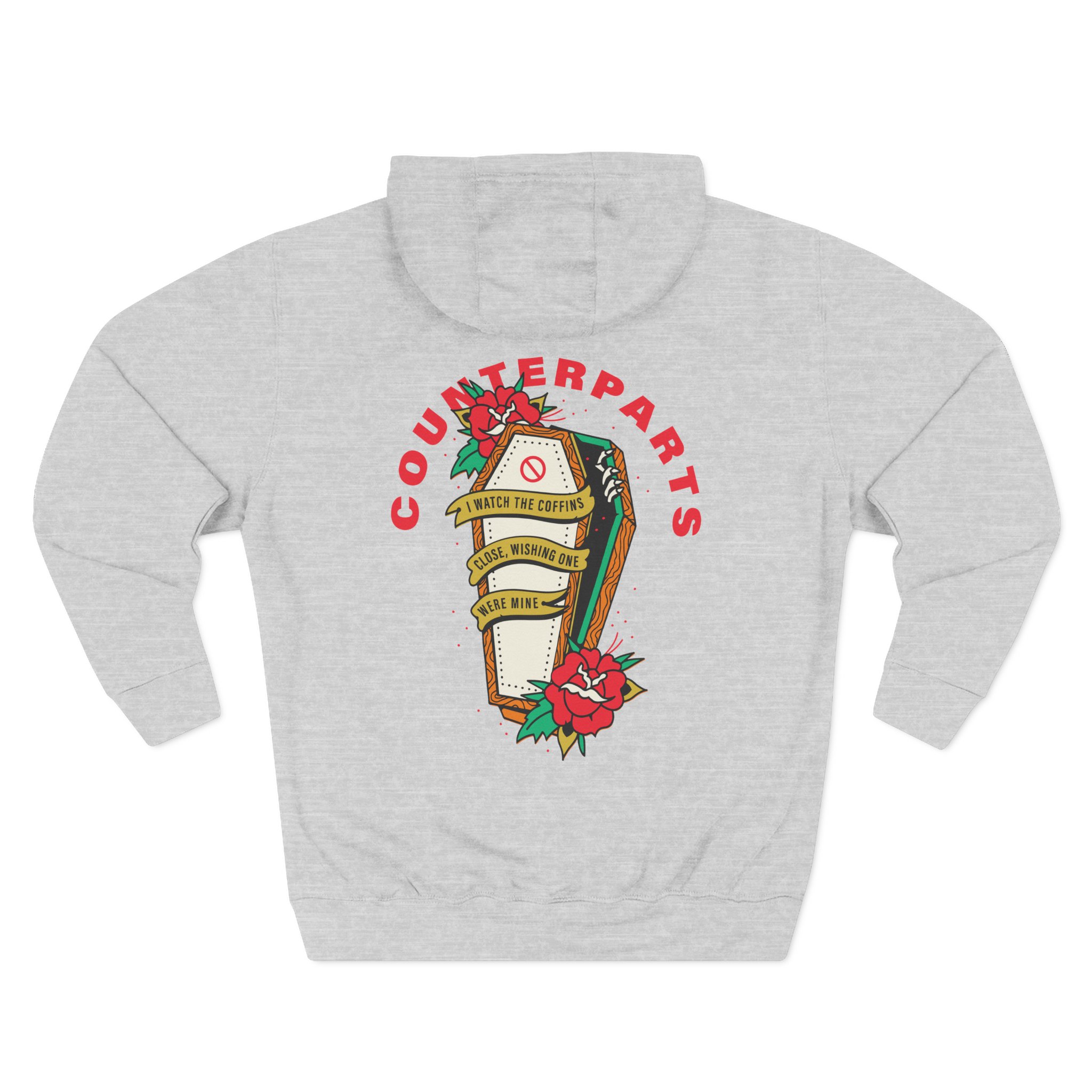 Counterparts Three-Panel Fleece Hoodie