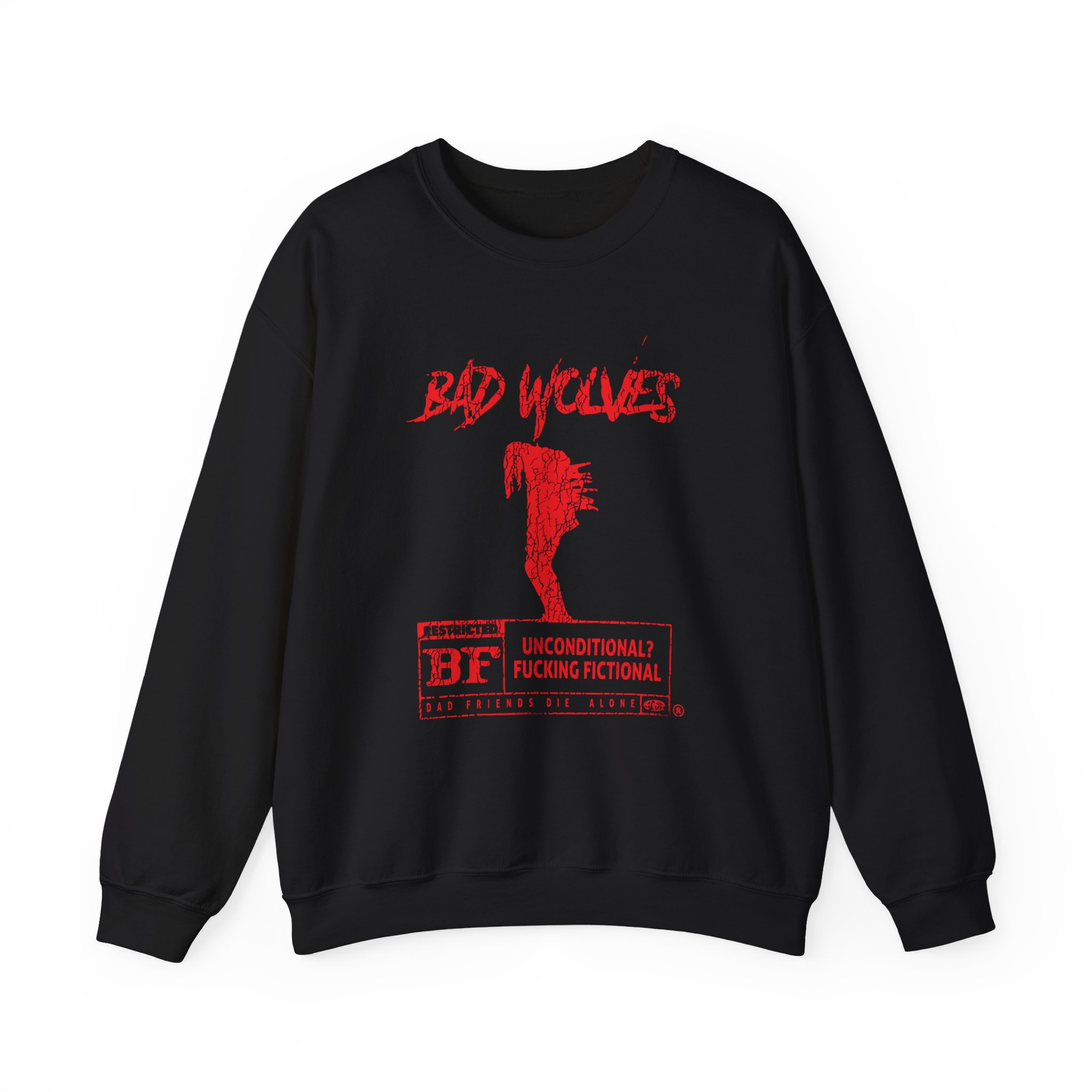 Bad Wolves Bad Friend Unisex Heavy Blendâ„¢ Crewneck Sweatshirt
