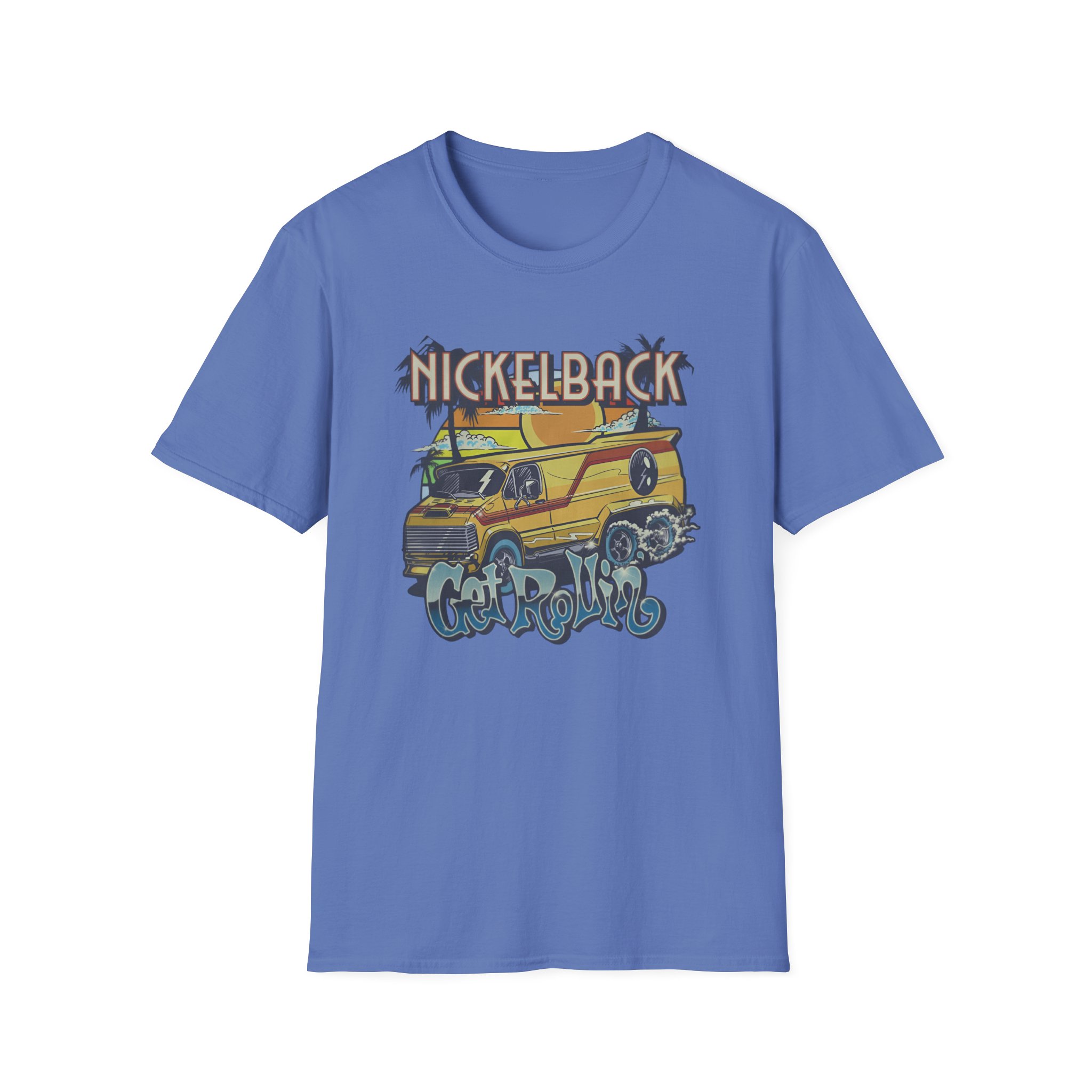 Nickelback Get Rollin Cover Unisex Softstyle T-Shirt
