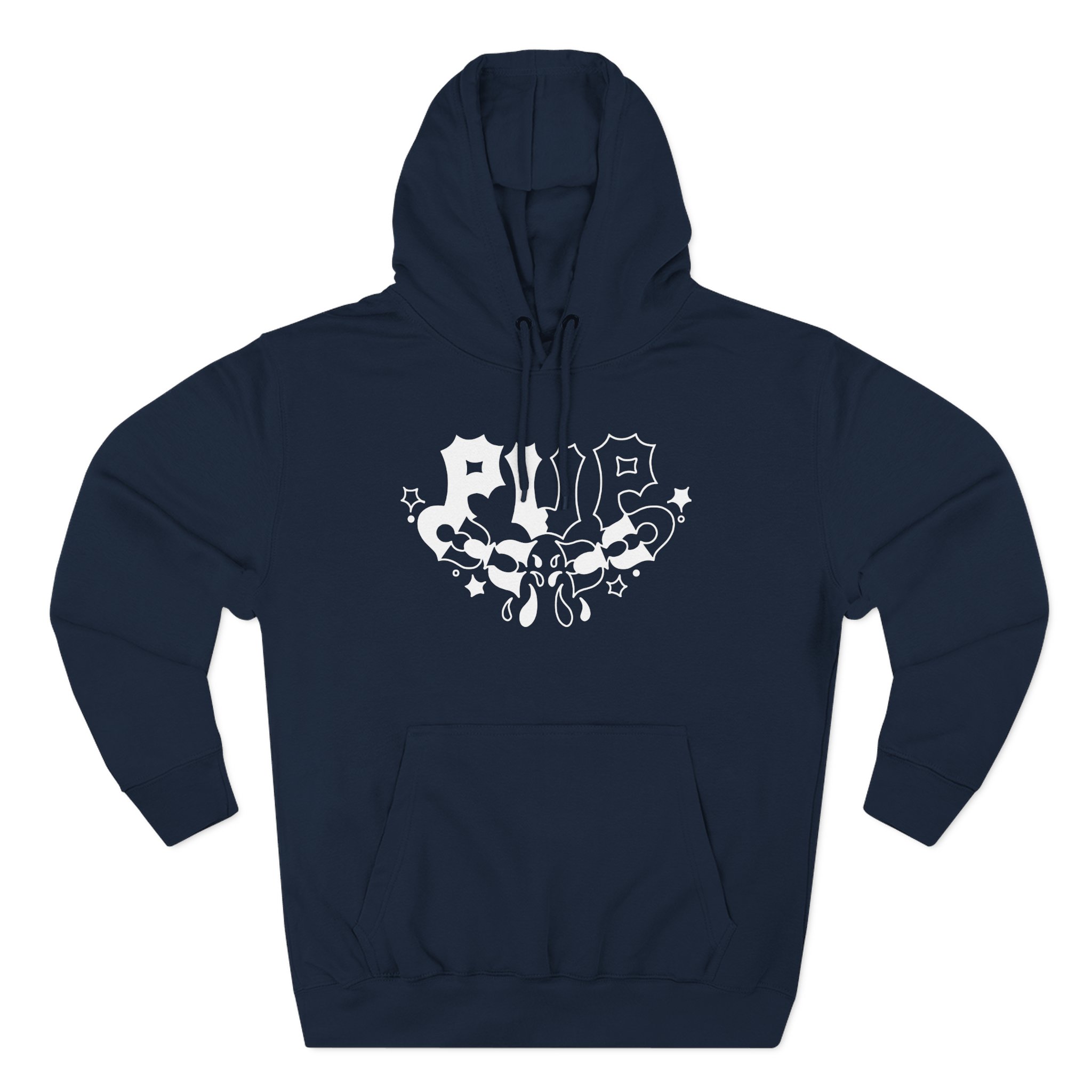 Pup Grim Reaping Three-Panel Fleece Hoodie