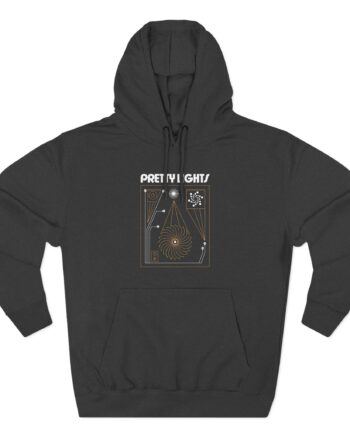 Pretty Lights Swirl Science Three-Panel Fleece Hoodie