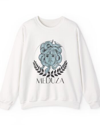 Meduza Head Fleece Unisex Heavy Blend™ Crewneck Sweatshirt