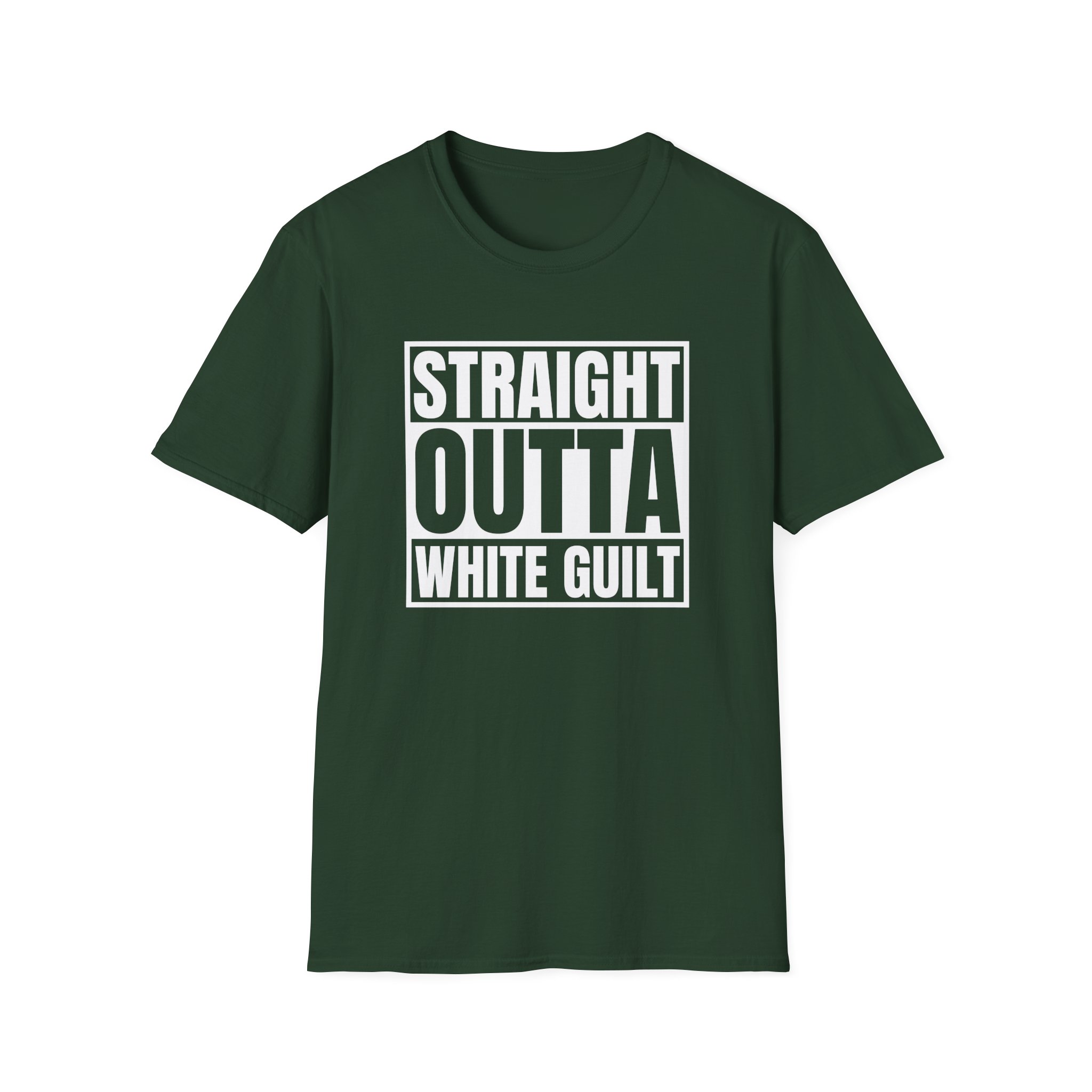 Upchurch Straight Outta White Guilt Unisex Softstyle T-Shirt