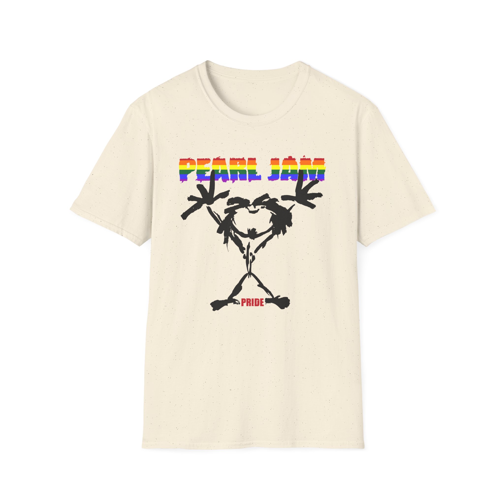 Pearl Jam Pride Stickman Unisex Softstyle T-Shirt