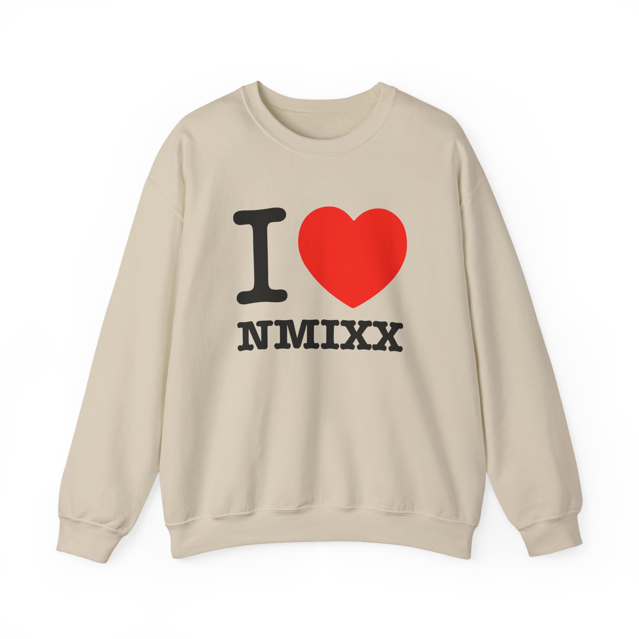 I Love Nmixx Unisex Heavy Blendâ„¢ Crewneck Sweatshirt