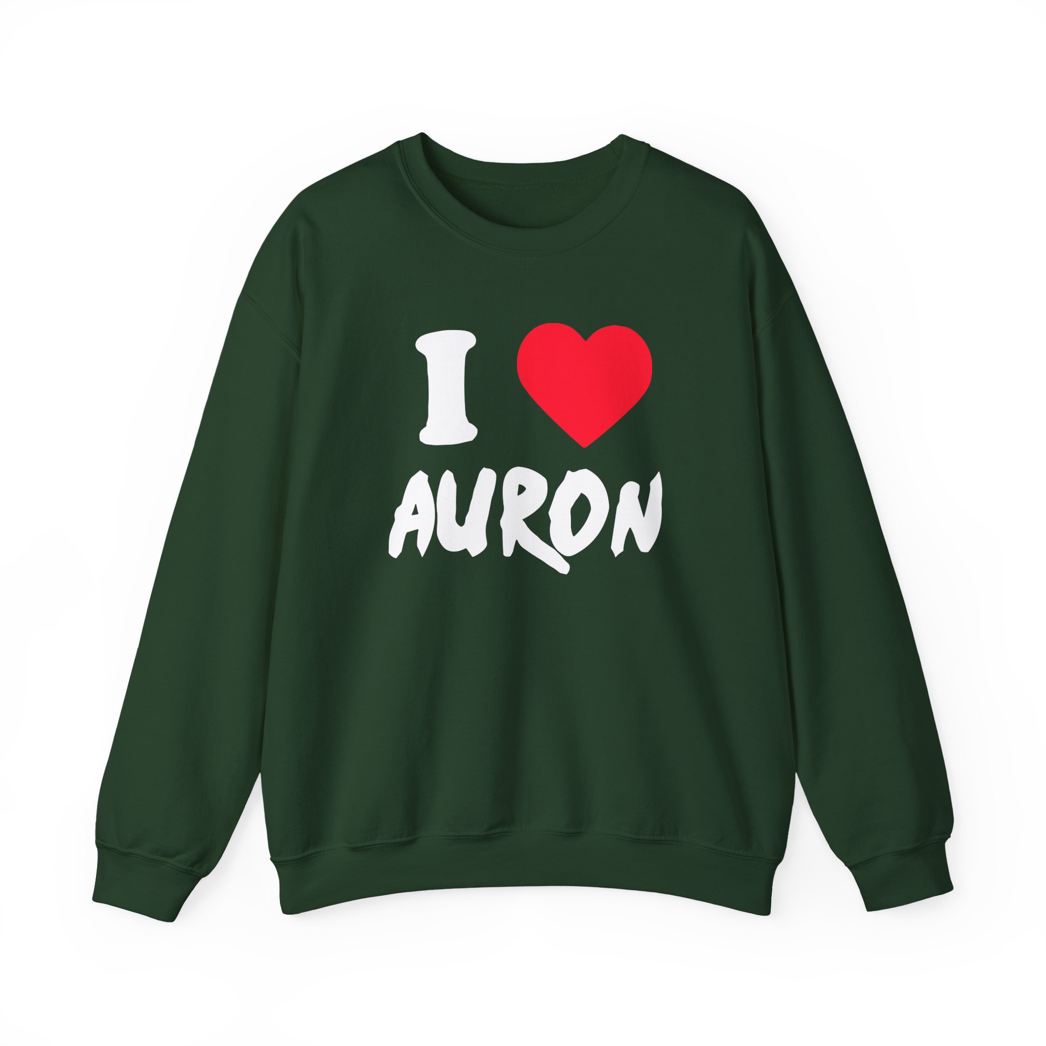 Auronplay I Heart Auron Unisex Heavy Blendâ„¢ Crewneck Sweatshirt
