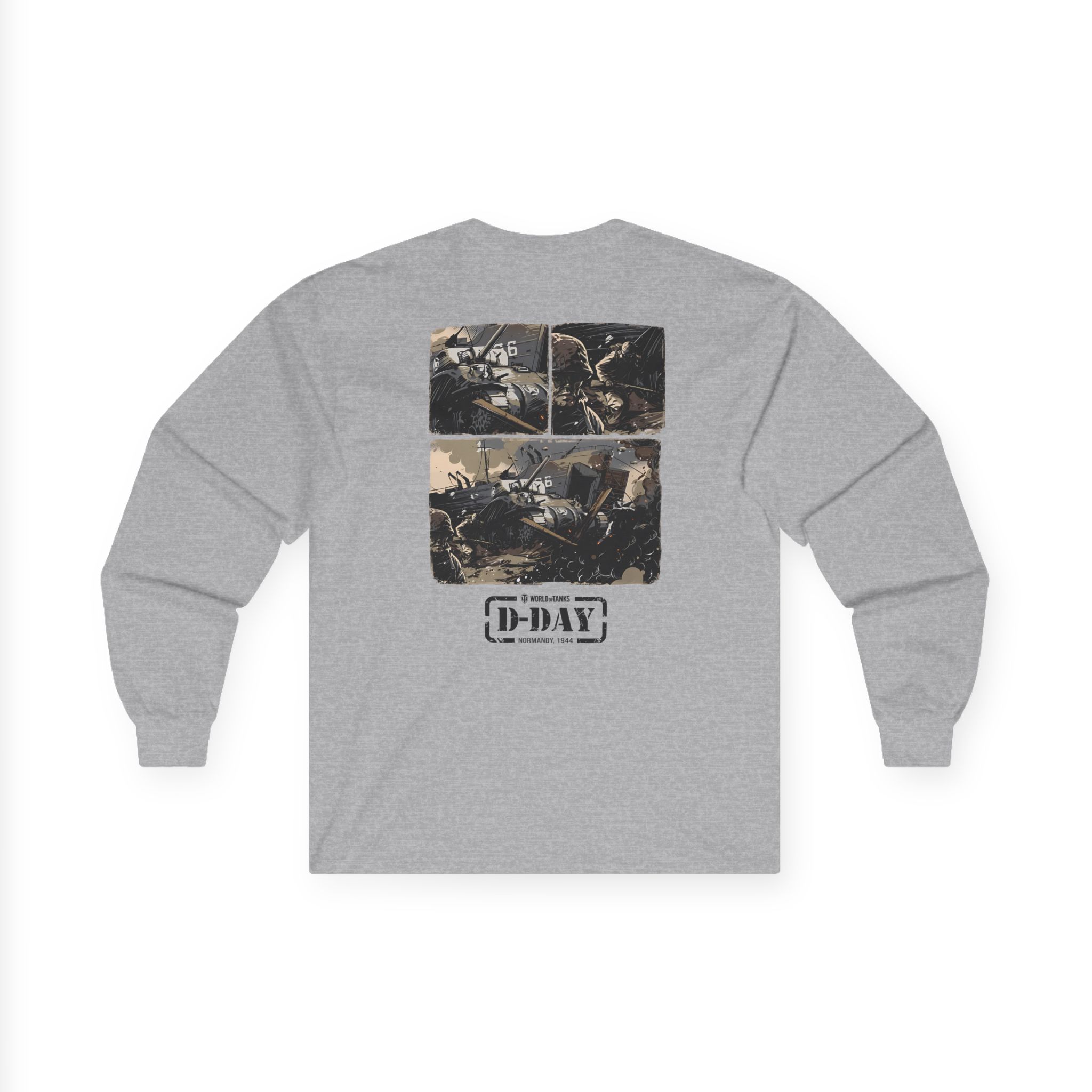 World of Tank Wot D-day Fury Storm Unisex Ultra Cotton Long Sleeve Tee