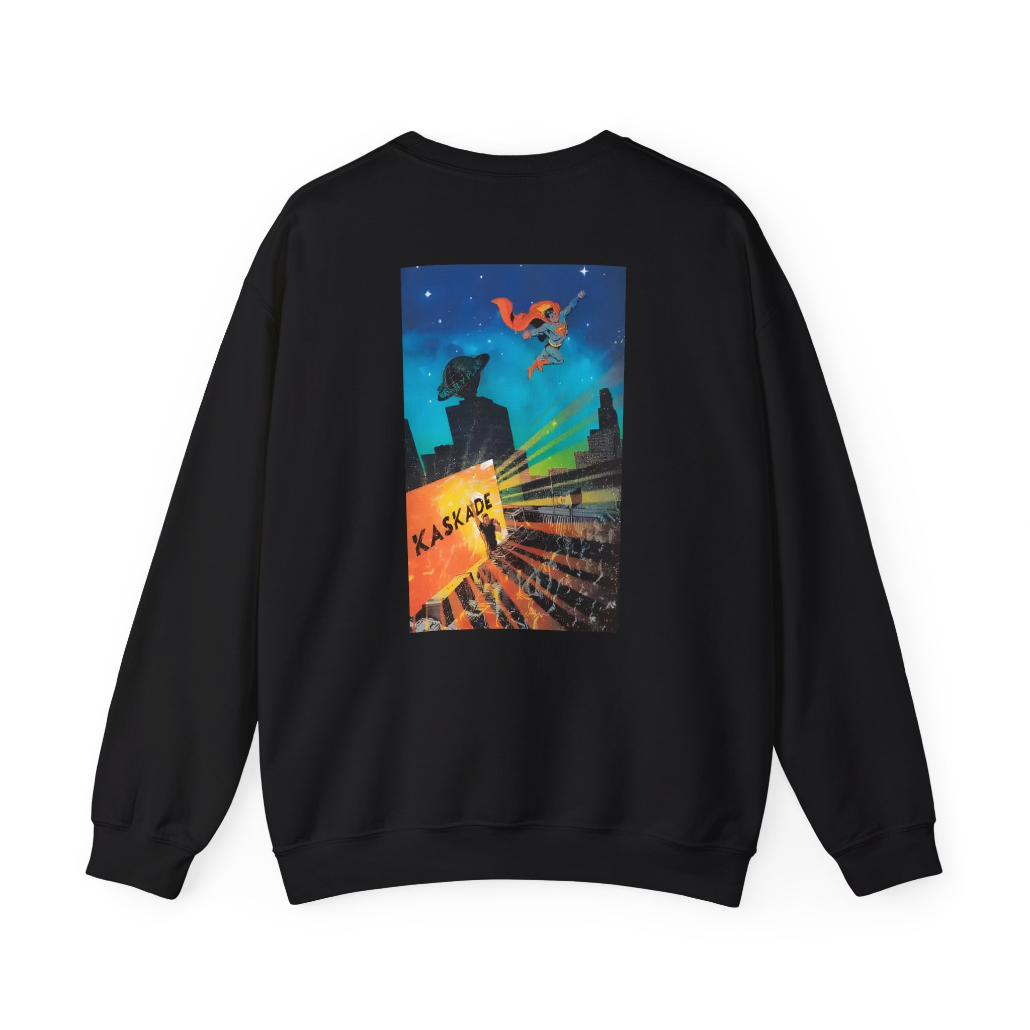 Kaskade X Superman Comic Unisex Heavy Blendâ„¢ Crewneck Sweatshirt