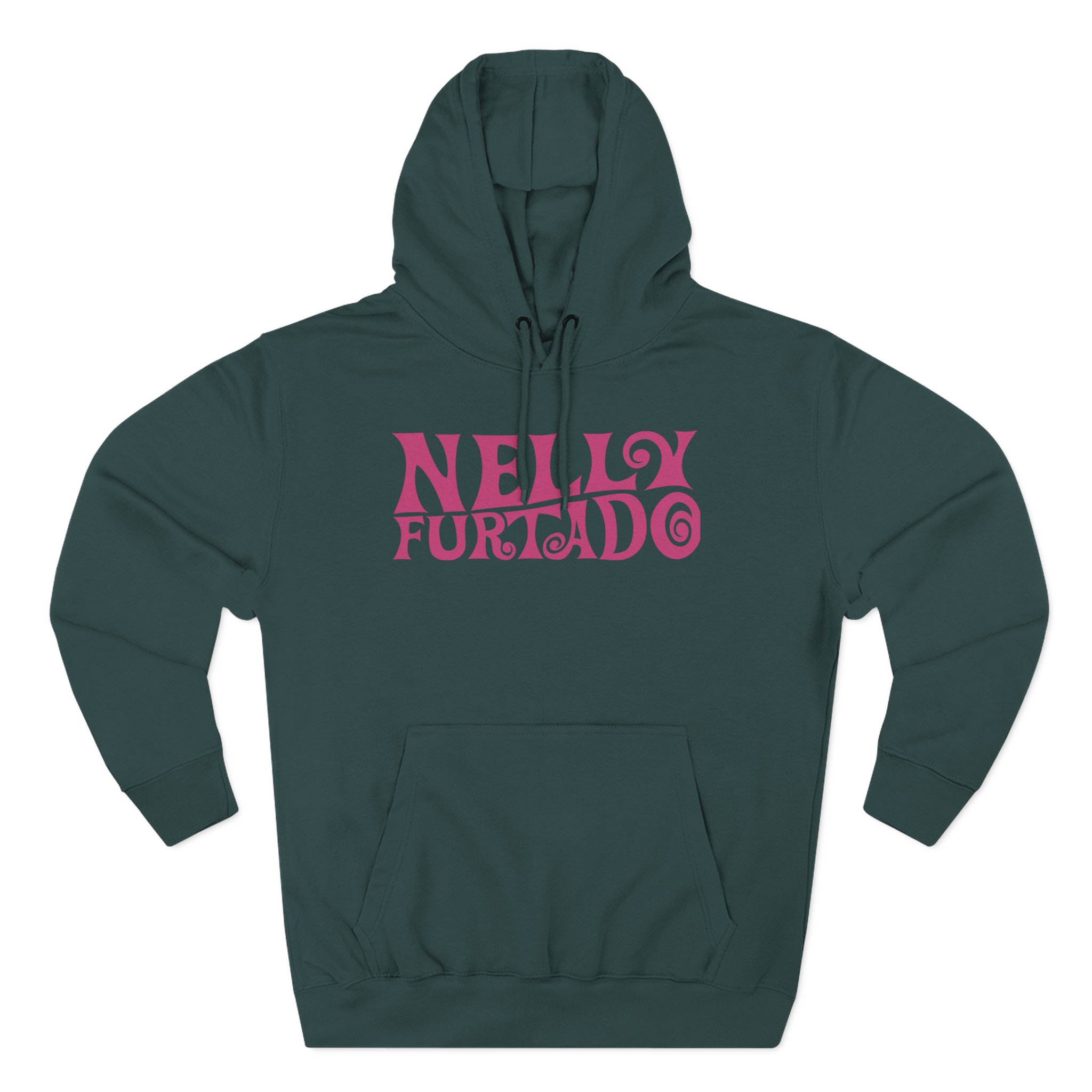 Nelly Furtado Three-Panel Fleece Hoodie