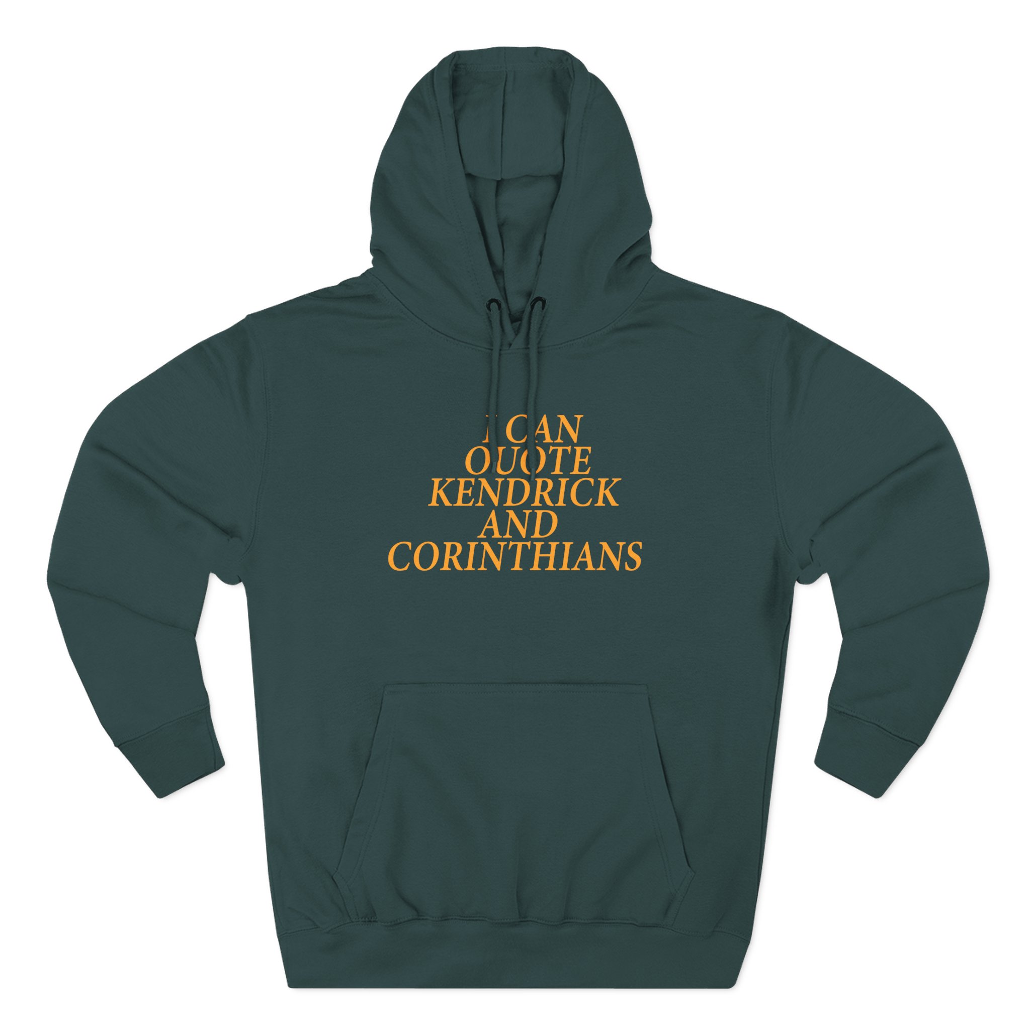 Lecrae Kendrick and Corinthians Three-Panel Fleece Hoodie