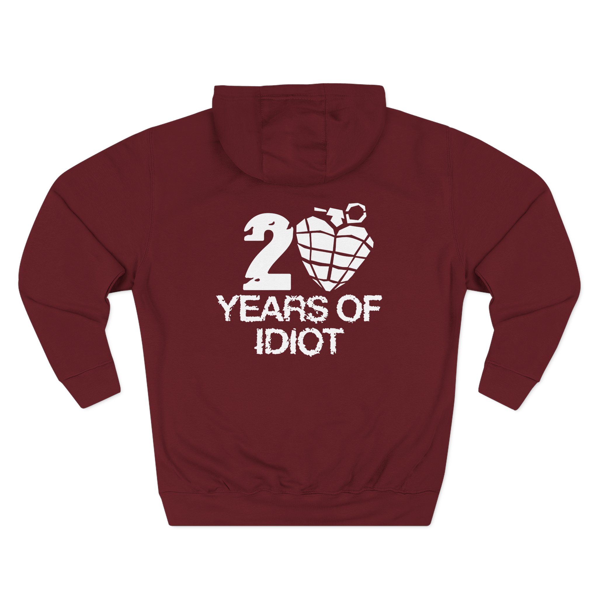 Green Day 20 Years of Idiot Three-Panel Fleece Hoodie