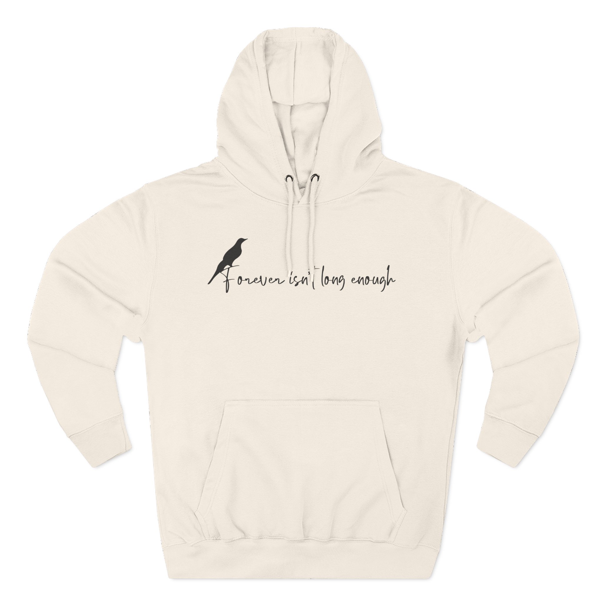 Nina Dobrev Forever Isn’t Long Enough Three-Panel Fleece Hoodie