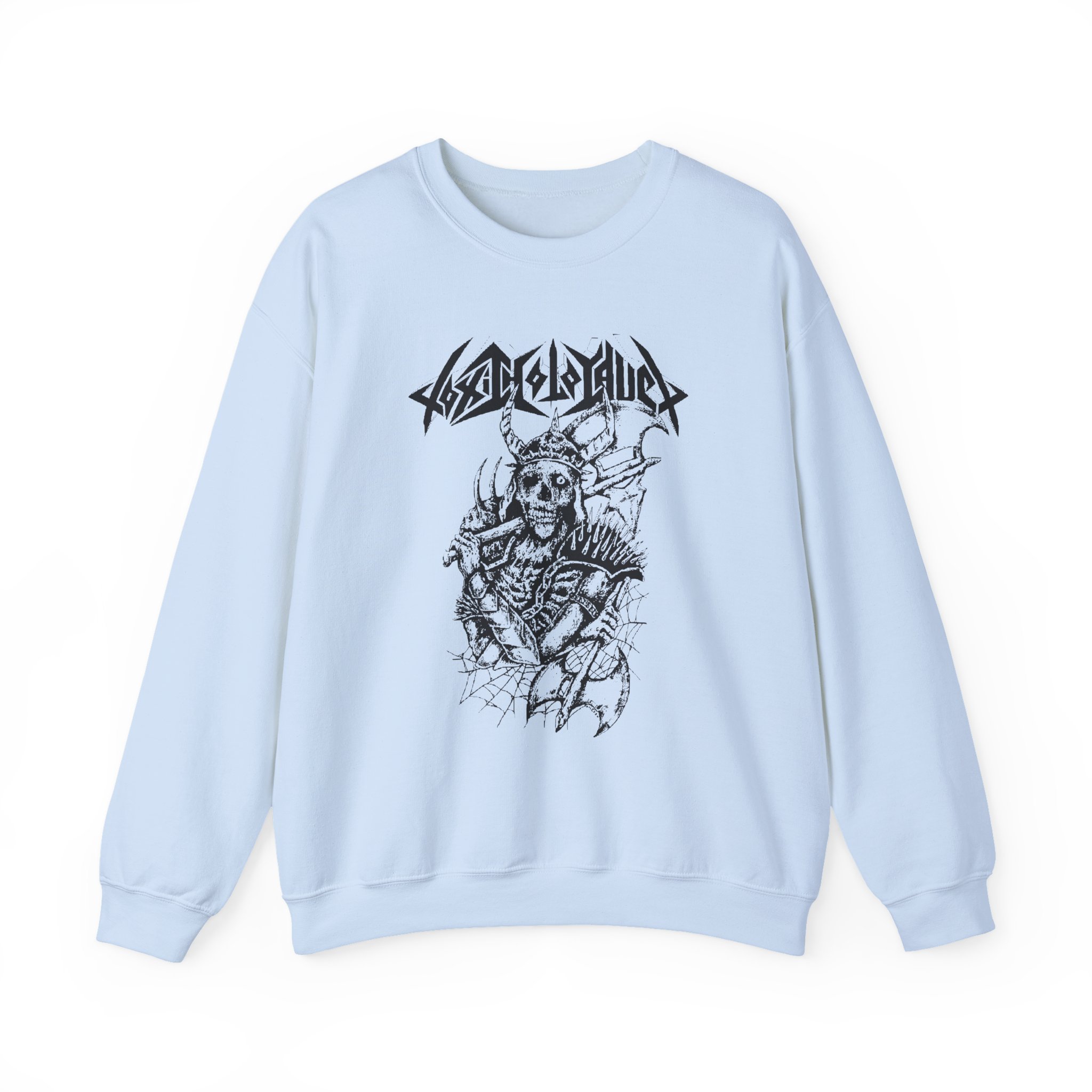 Toxic Holocaust Battle Axe Unisex Heavy Blendâ„¢ Crewneck Sweatshirt