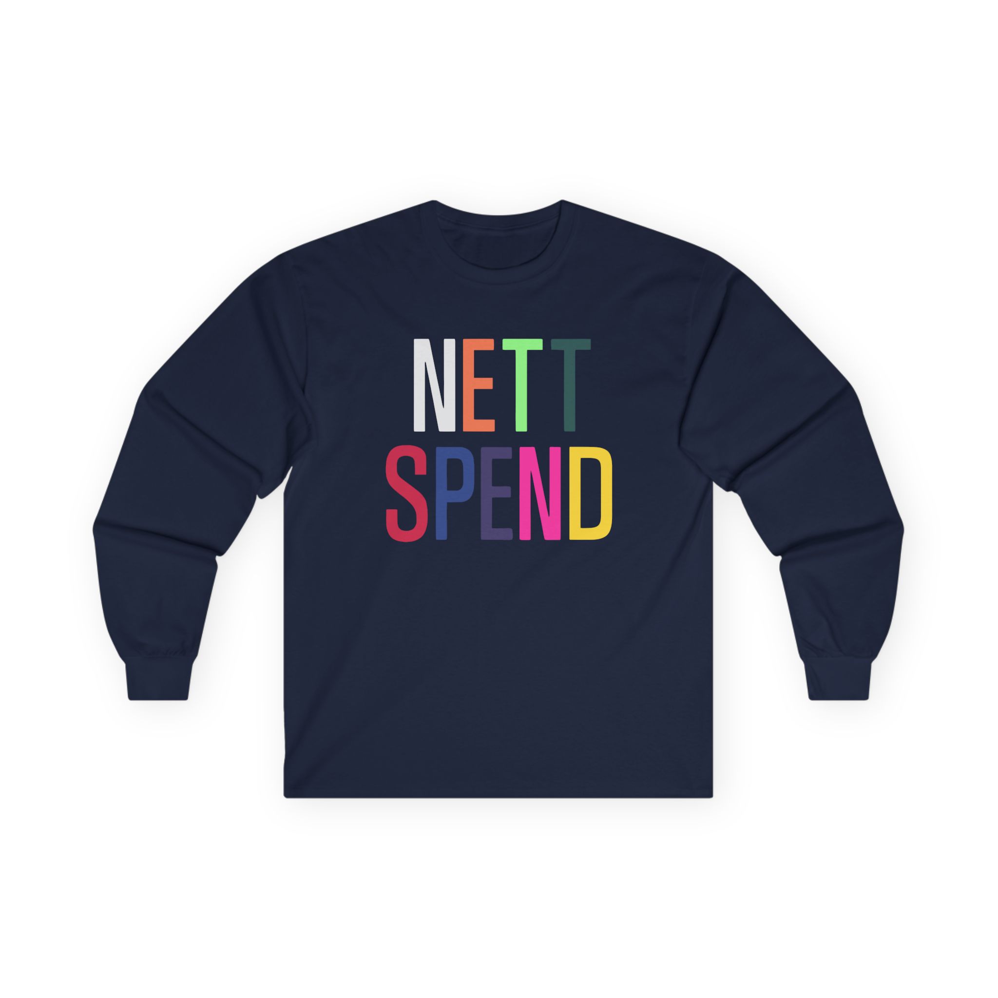 Nettspend Rainbow Unisex Ultra Cotton Long Sleeve Tee
