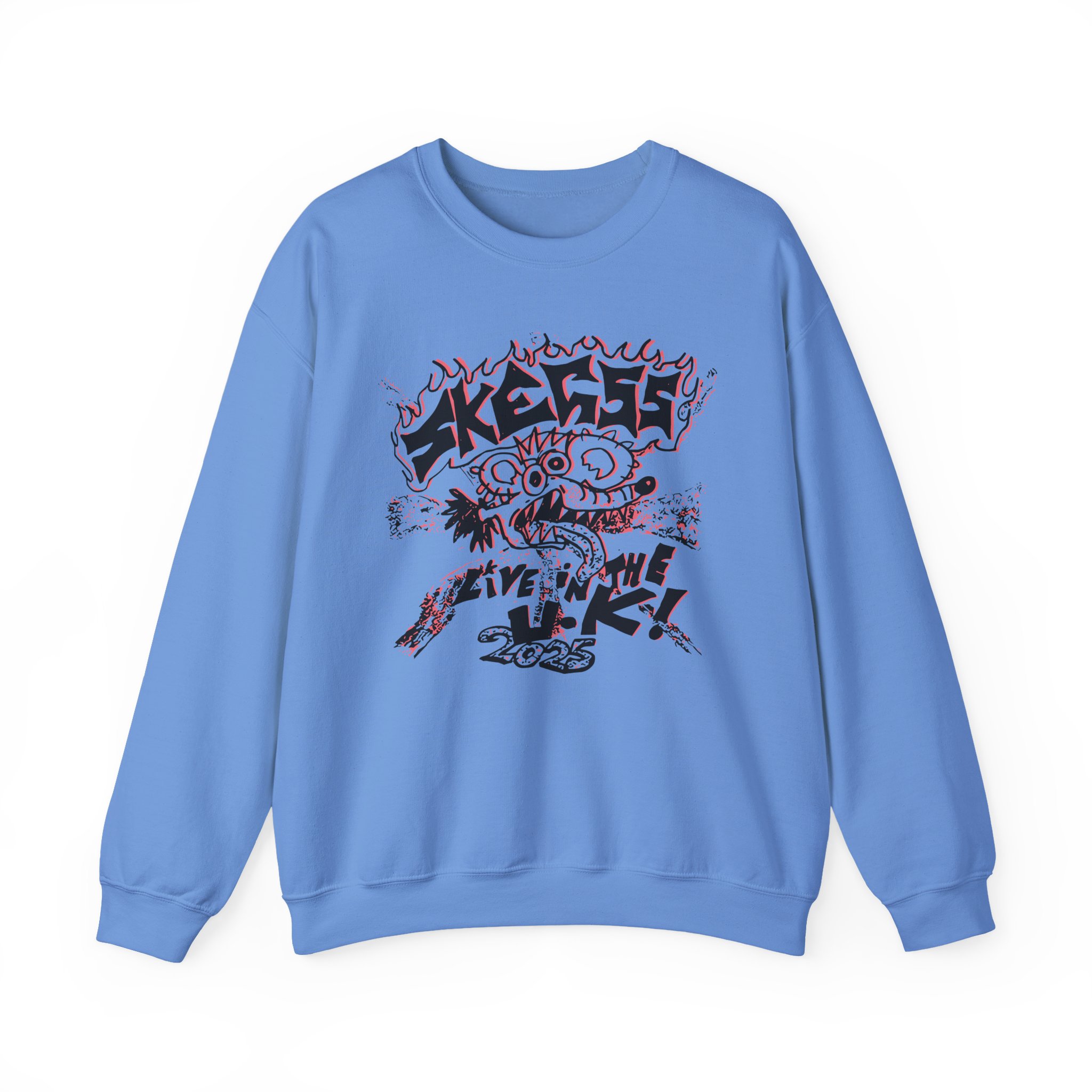 Skegss Live in the Uk 2025 Unisex Heavy Blendâ„¢ Crewneck Sweatshirt