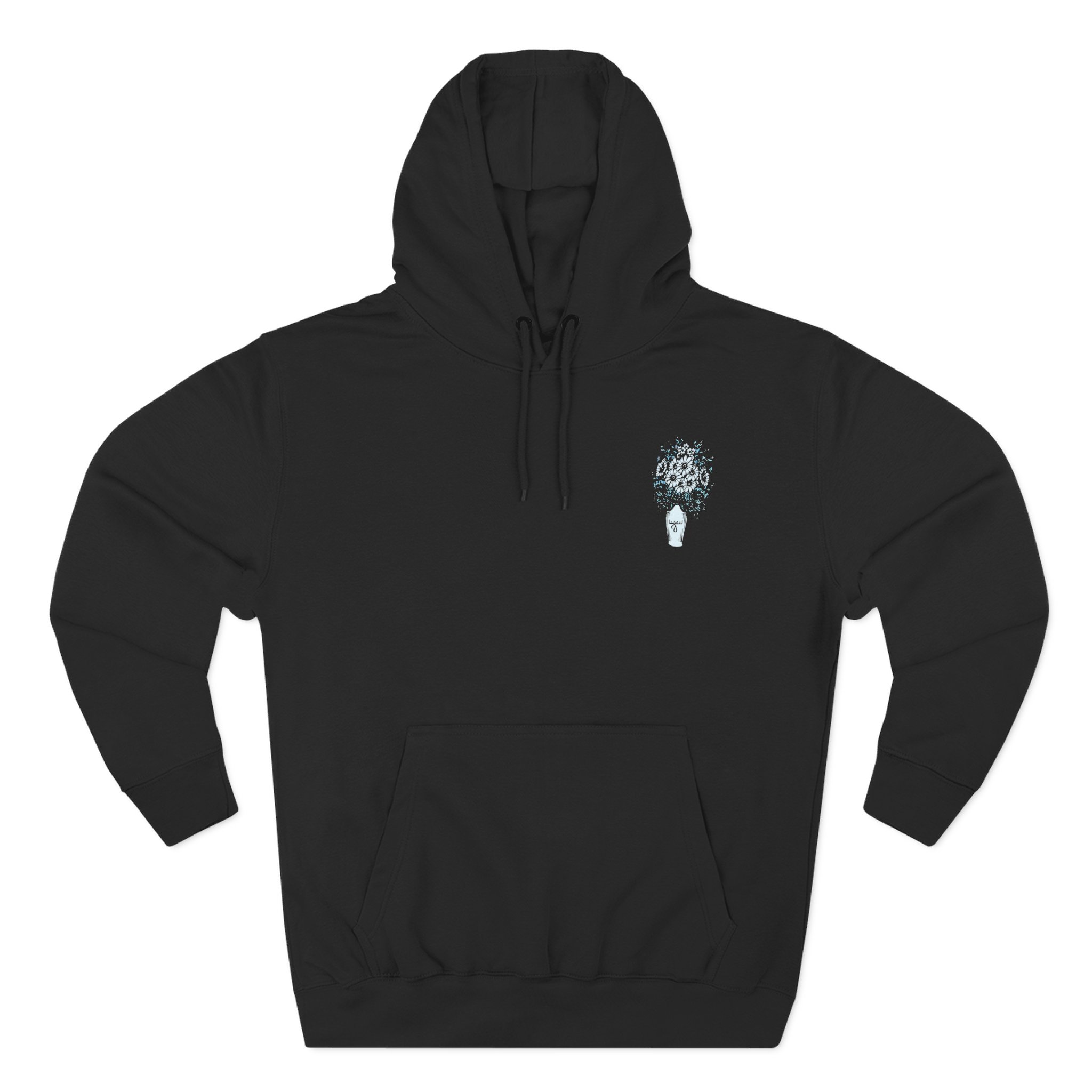 Moose Blood Vase Three-Panel Fleece Hoodie