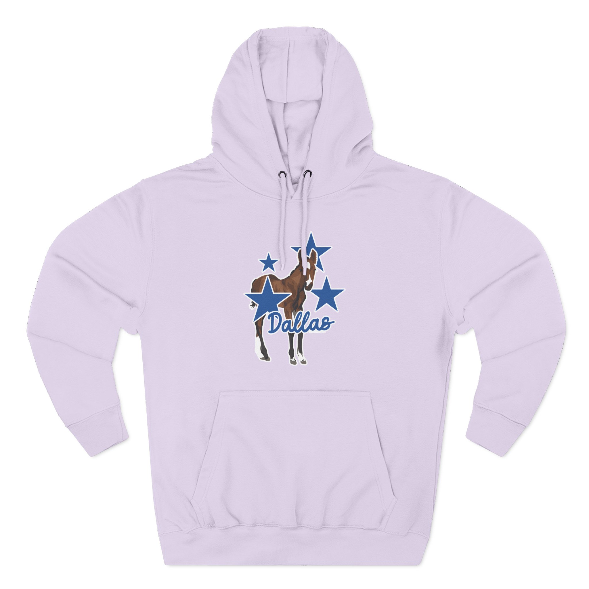 Katie Van Slyke Dallas Three-Panel Fleece Hoodie