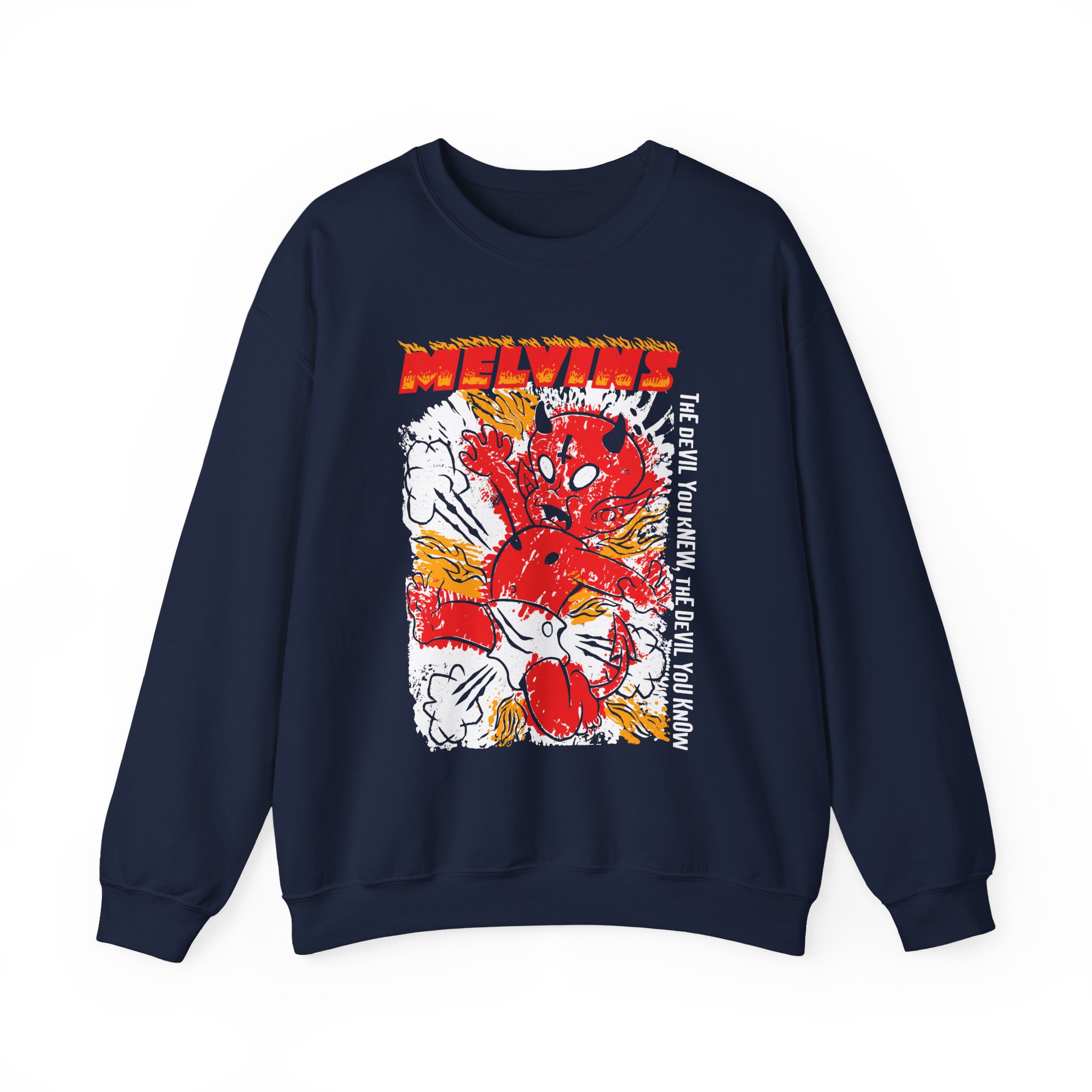 Melvins the Devil You Knew Unisex Heavy Blendâ„¢ Crewneck Sweatshirt