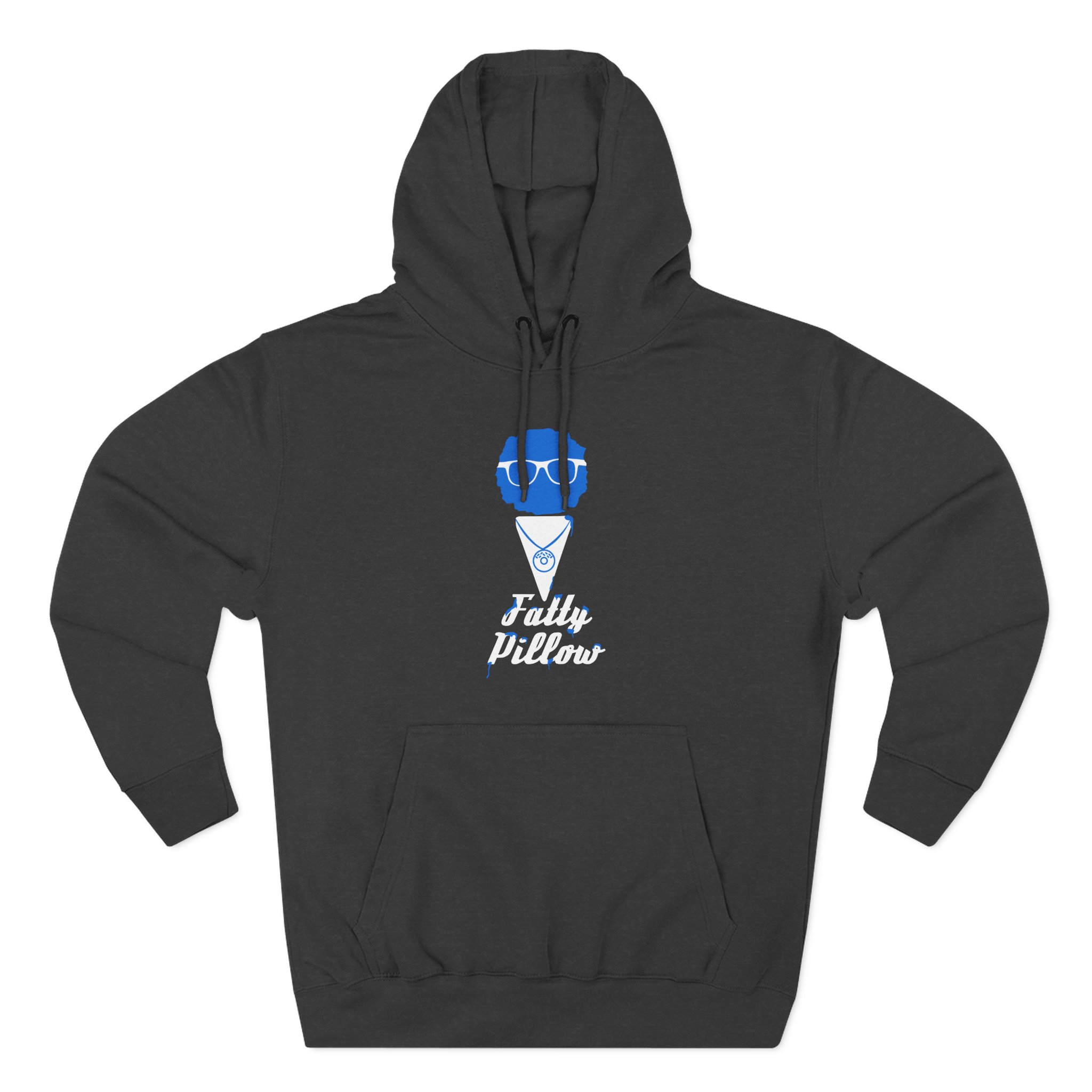 Fattypillow Three-Panel Fleece Hoodie