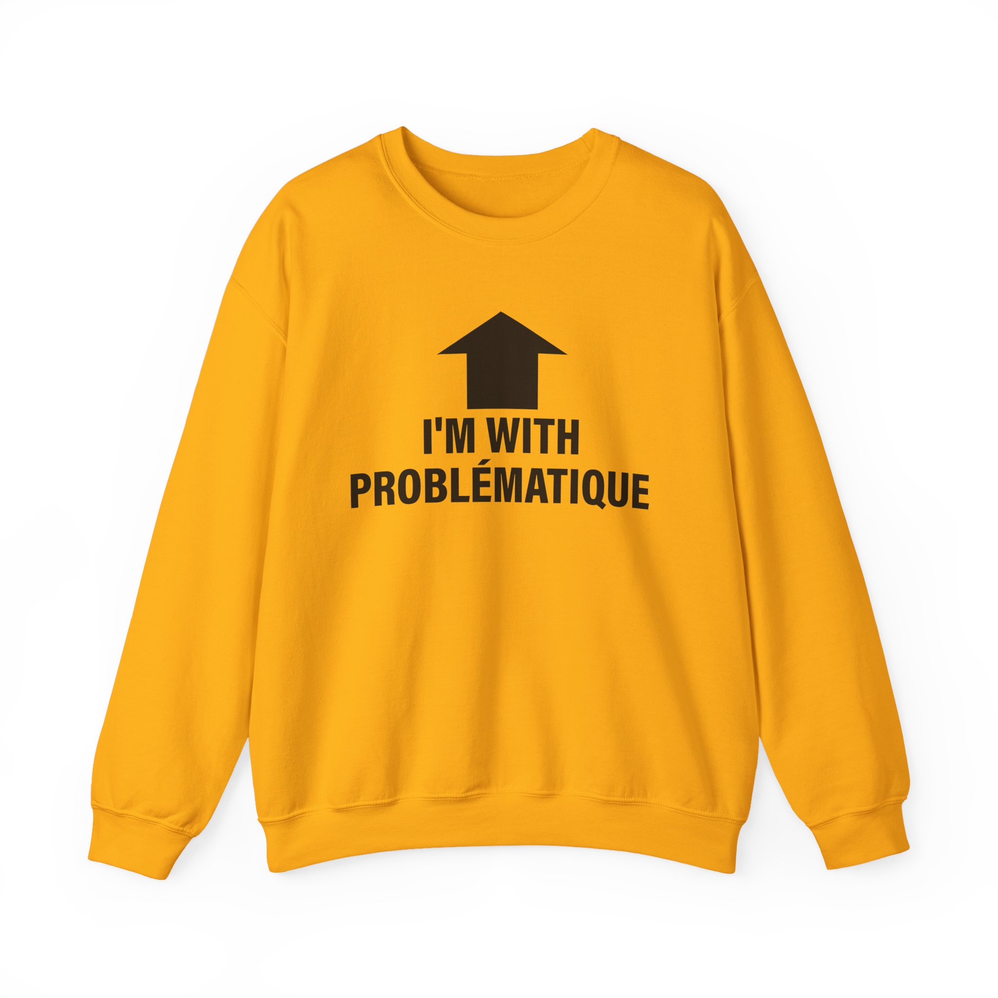 Kim Petras I’m With Problématique Unisex Heavy Blend™ Crewneck Sweatshirt