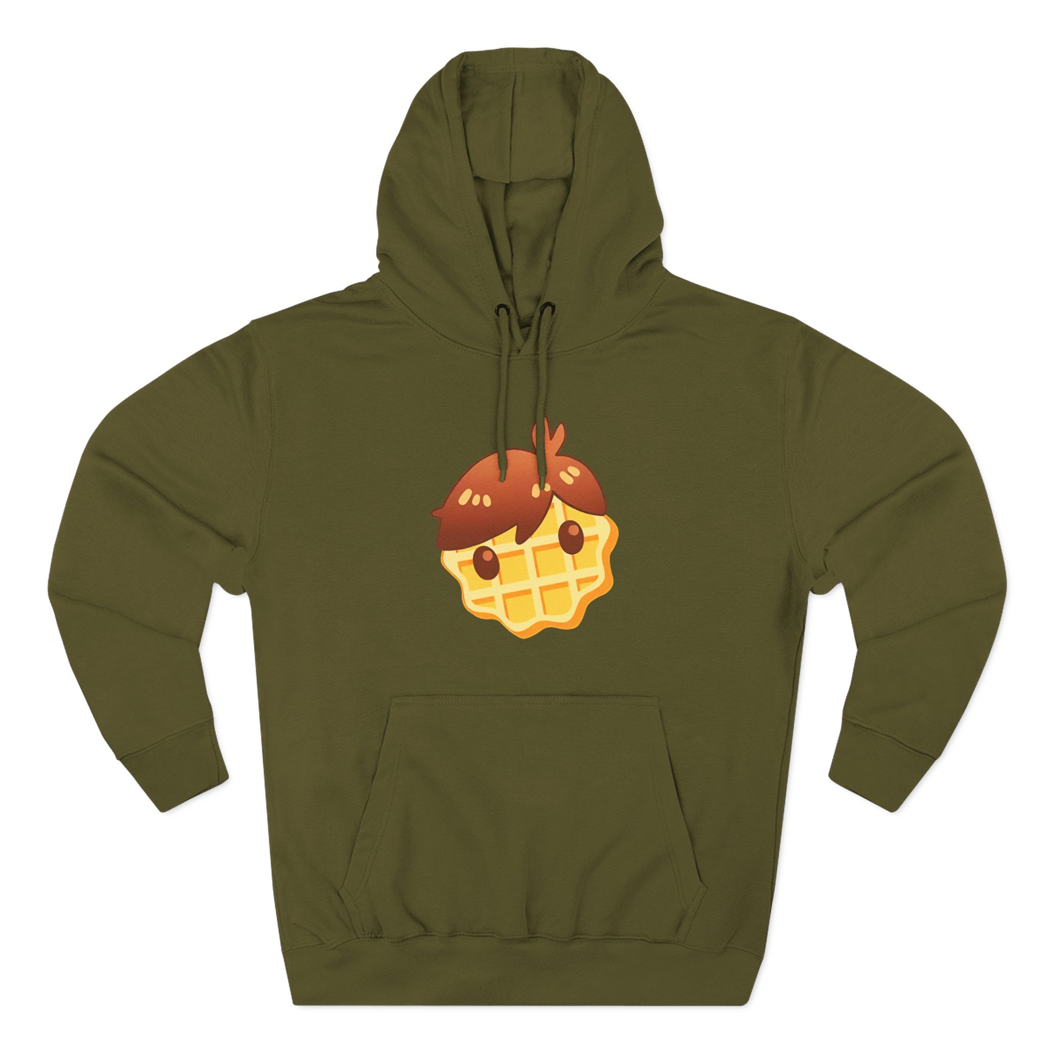 Grian Waffle Head Three-Panel Fleece Hoodie
