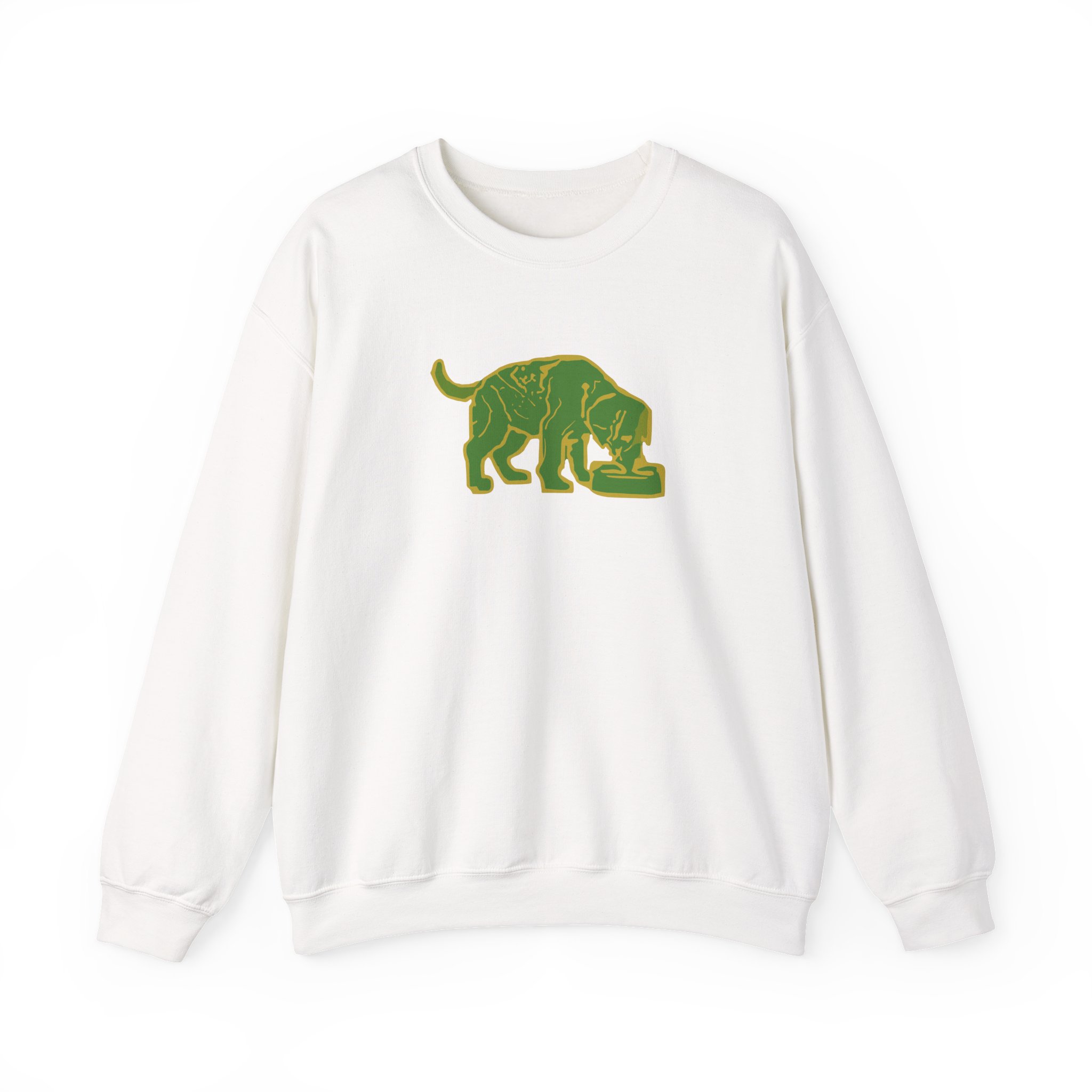 Niko B Green Pixel Dog Unisex Heavy Blend Crewneck Sweatshirt