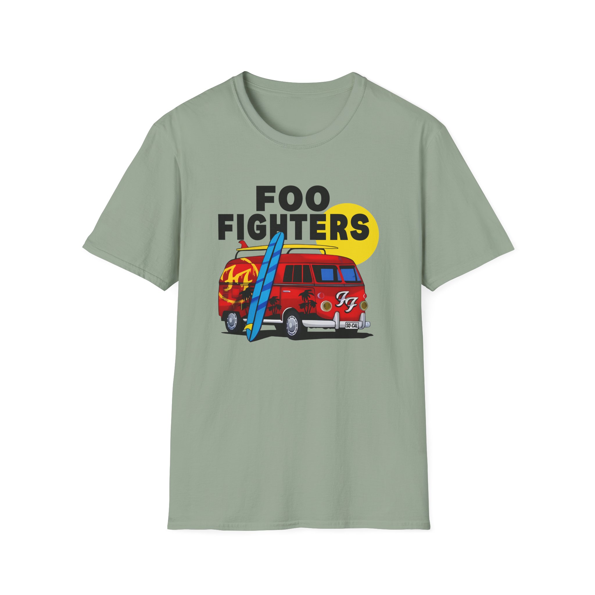 Foo Fighters Split Window Unisex Softstyle T-Shirt