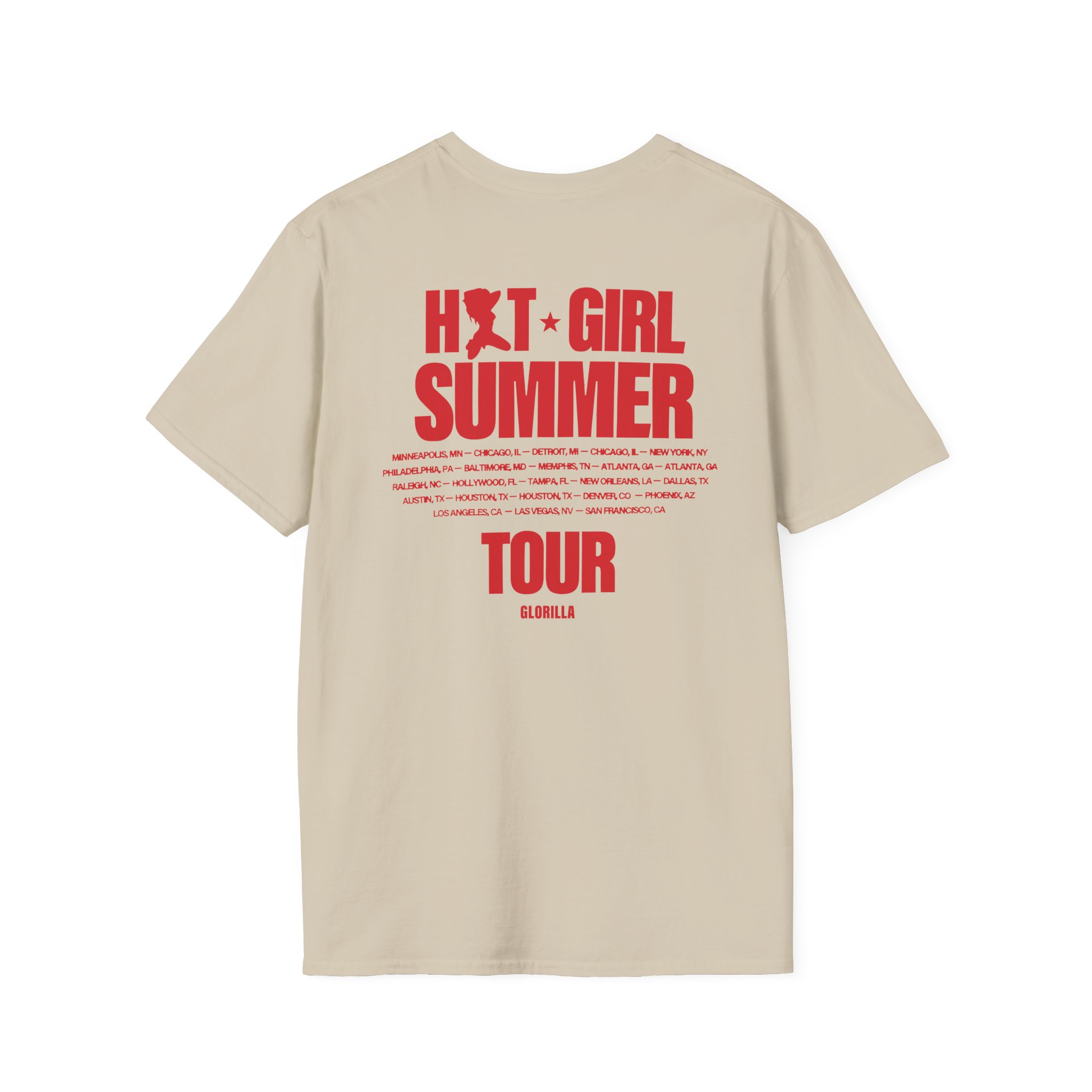 Glorilla Hot Girl Summer Tour Unisex Softstyle T-Shirt
