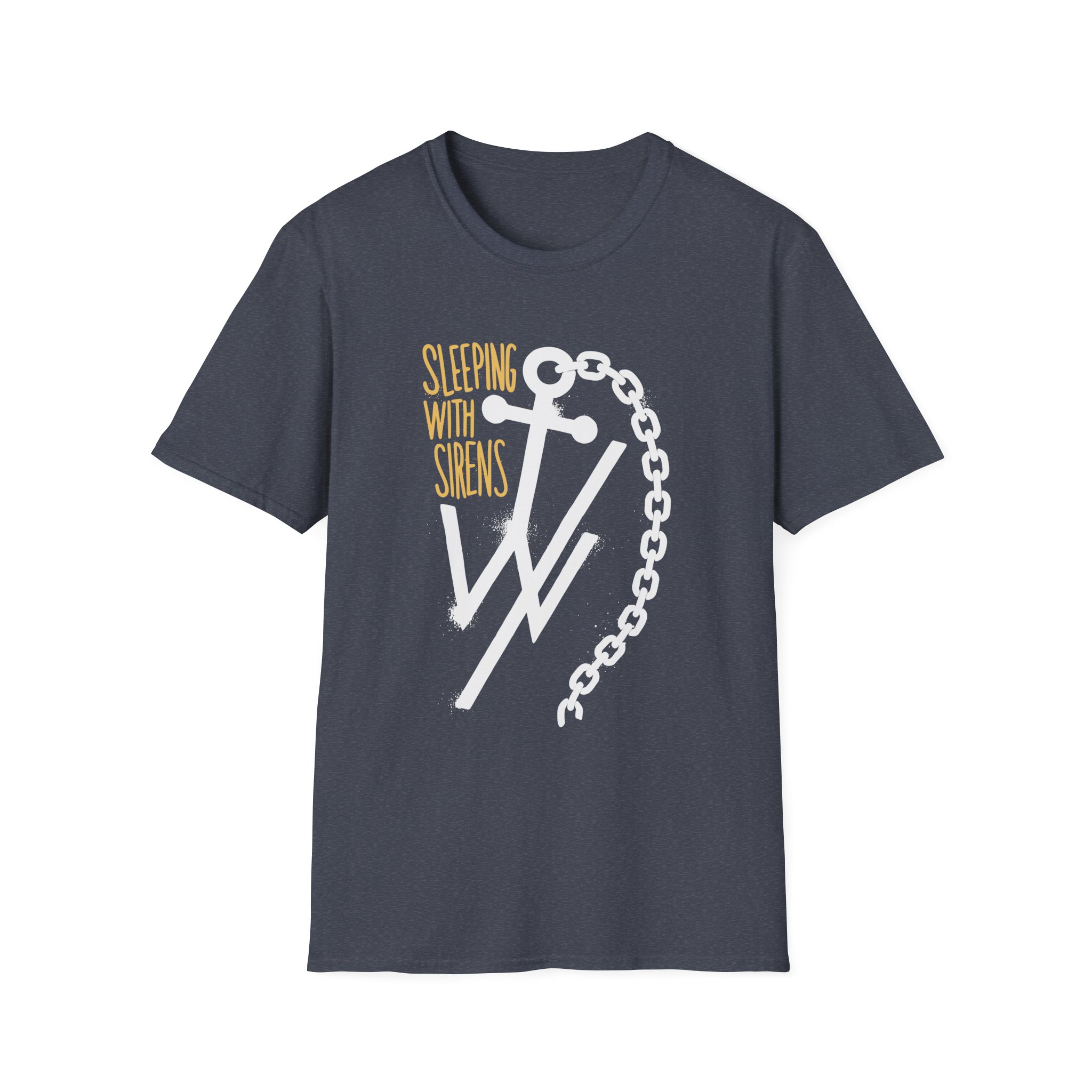 Sleeping With Sirens Anchor Chain Unisex Softstyle T-Shirt