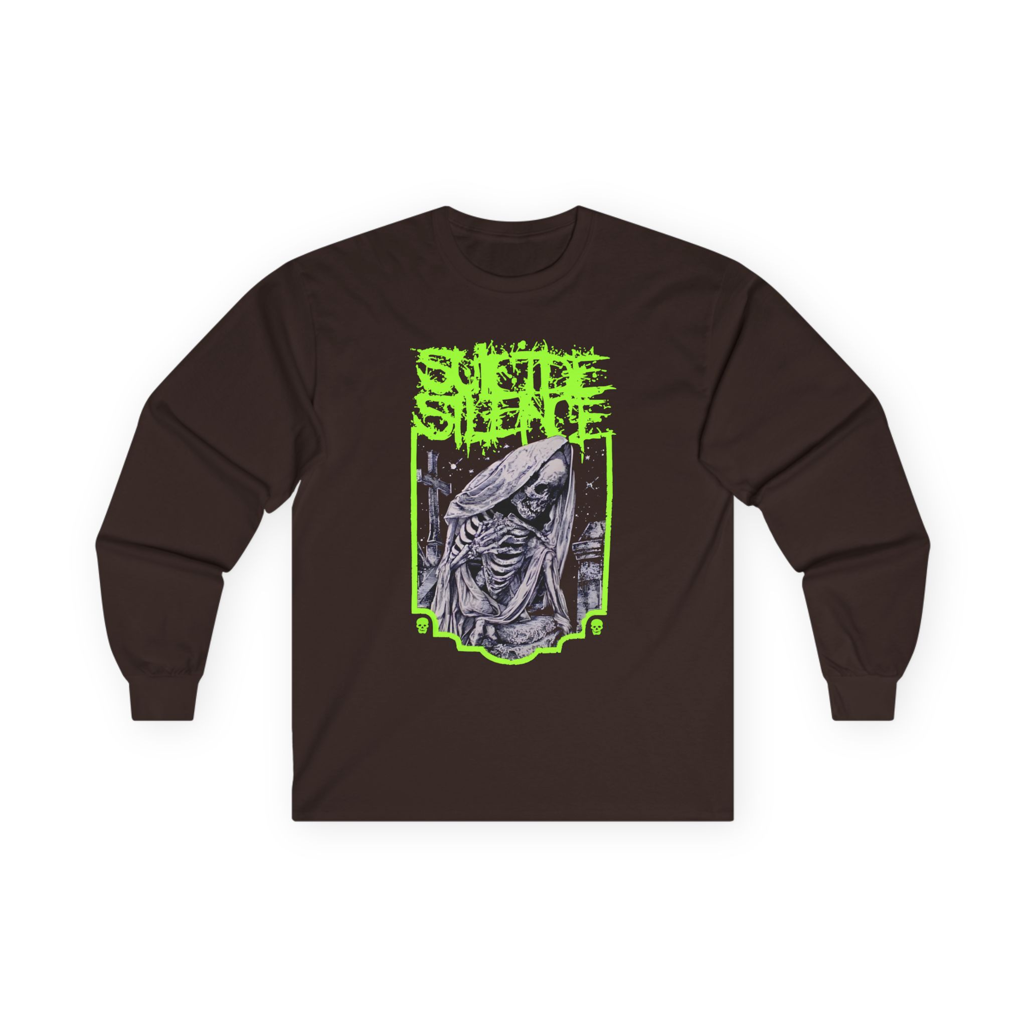 Suicide Silence Unanswered Neon Unisex Ultra Cotton Long Sleeve Tee